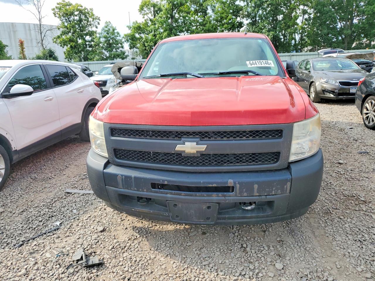 2009 Chevrolet Silverado K1500 Красный vin: 1GCEK14089Z186993