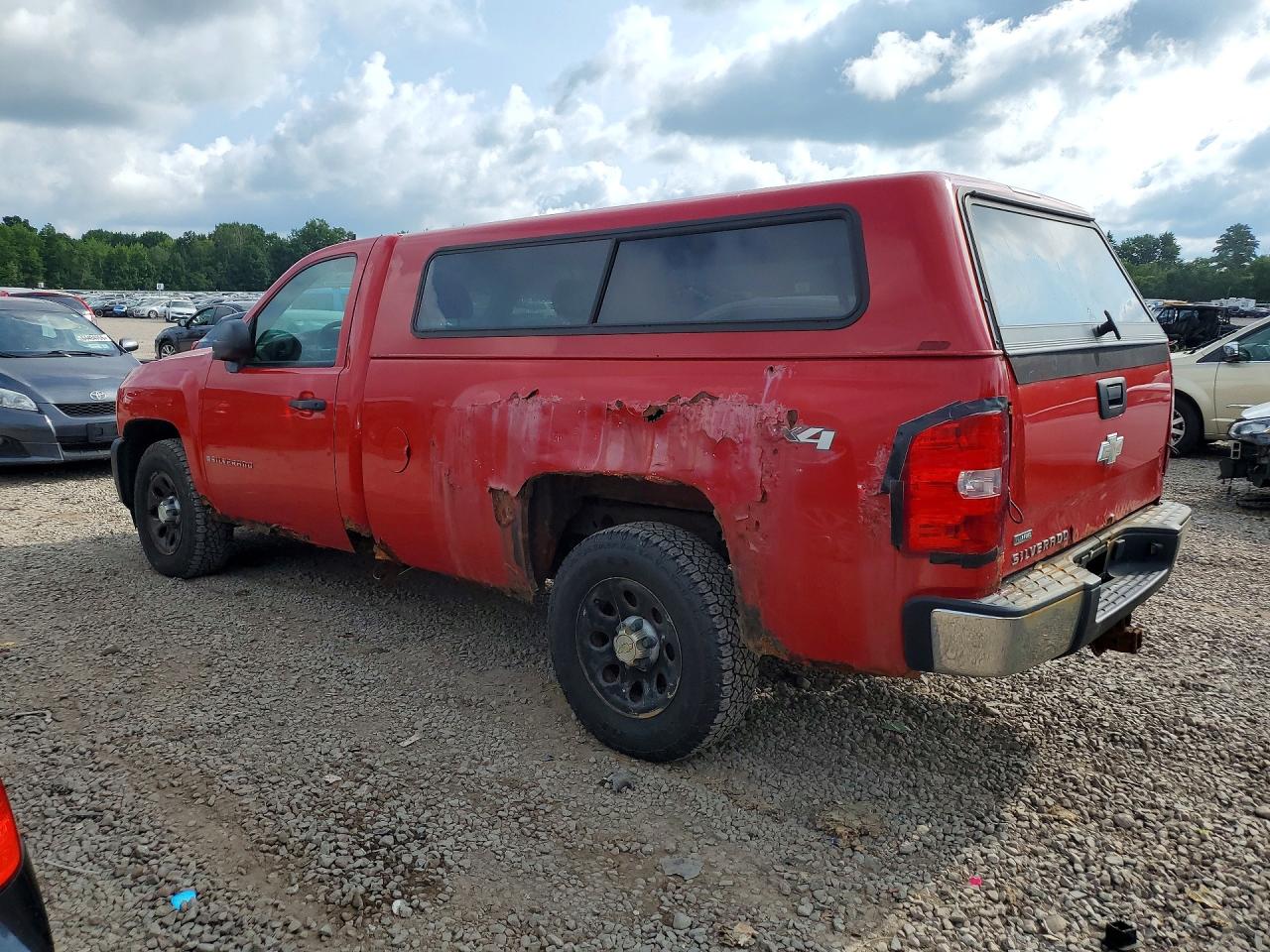 2009 Chevrolet Silverado K1500 Красный vin: 1GCEK14089Z186993