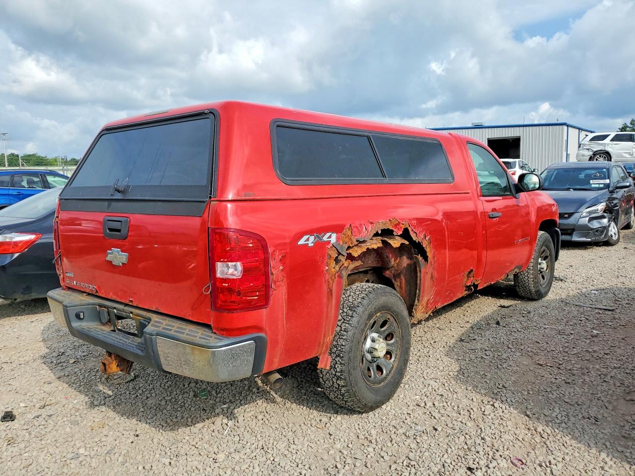 2009 Chevrolet Silverado K1500 Красный vin: 1GCEK14089Z186993