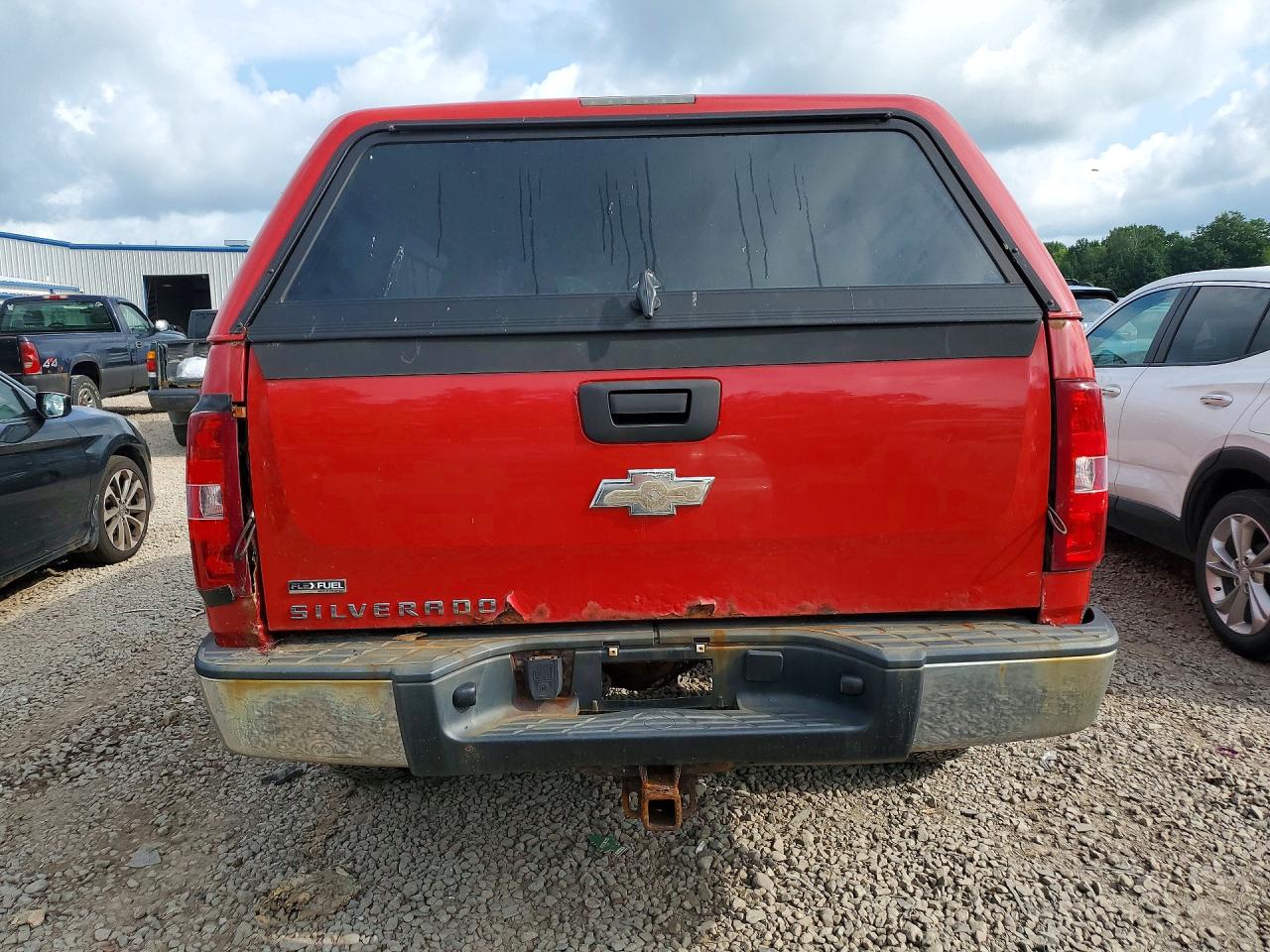 2009 Chevrolet Silverado K1500 Красный vin: 1GCEK14089Z186993