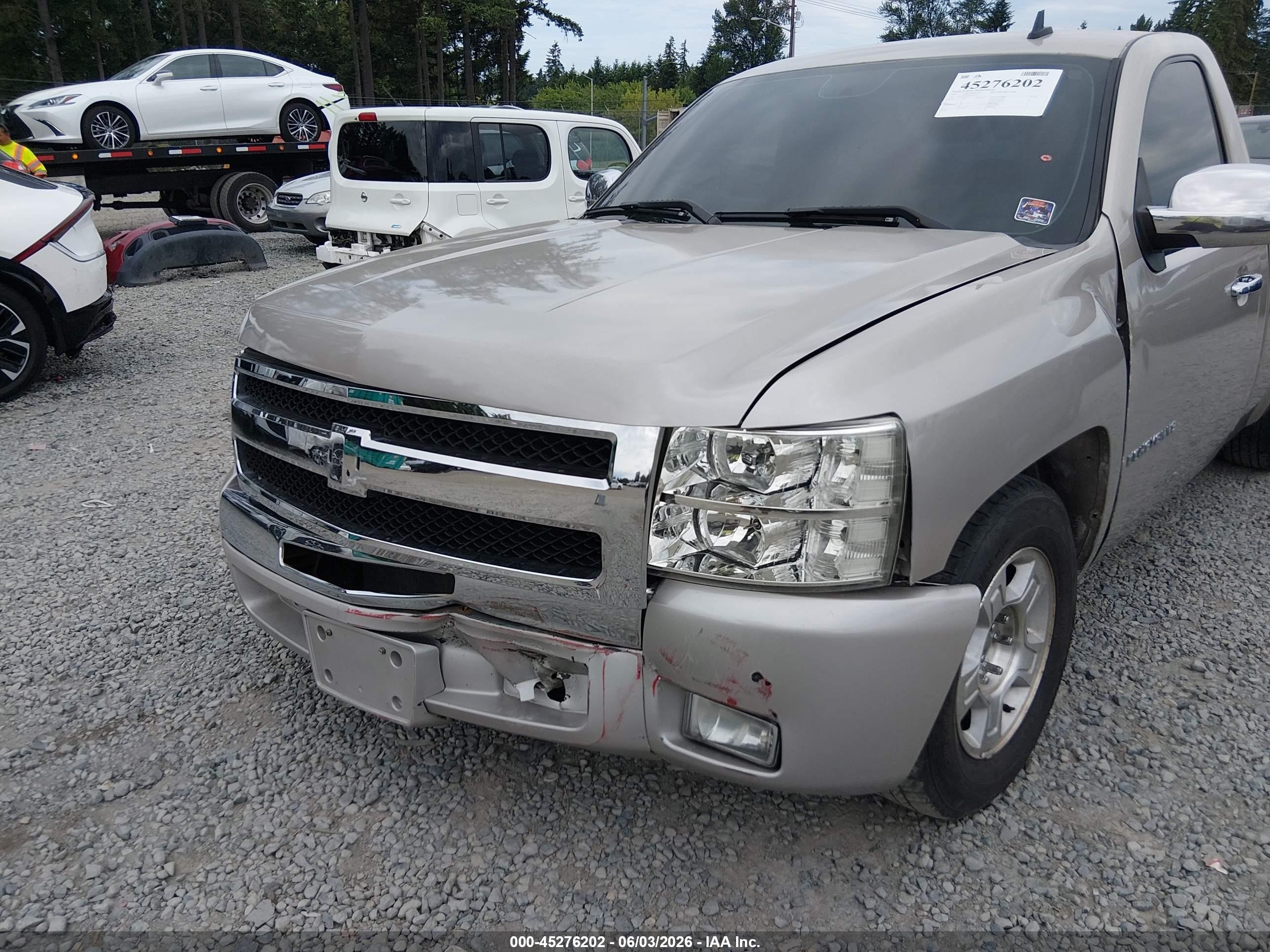 2007 Chevrolet Silverado 1500 Work Truck Tan vin: 1GCEK140X7Z582419