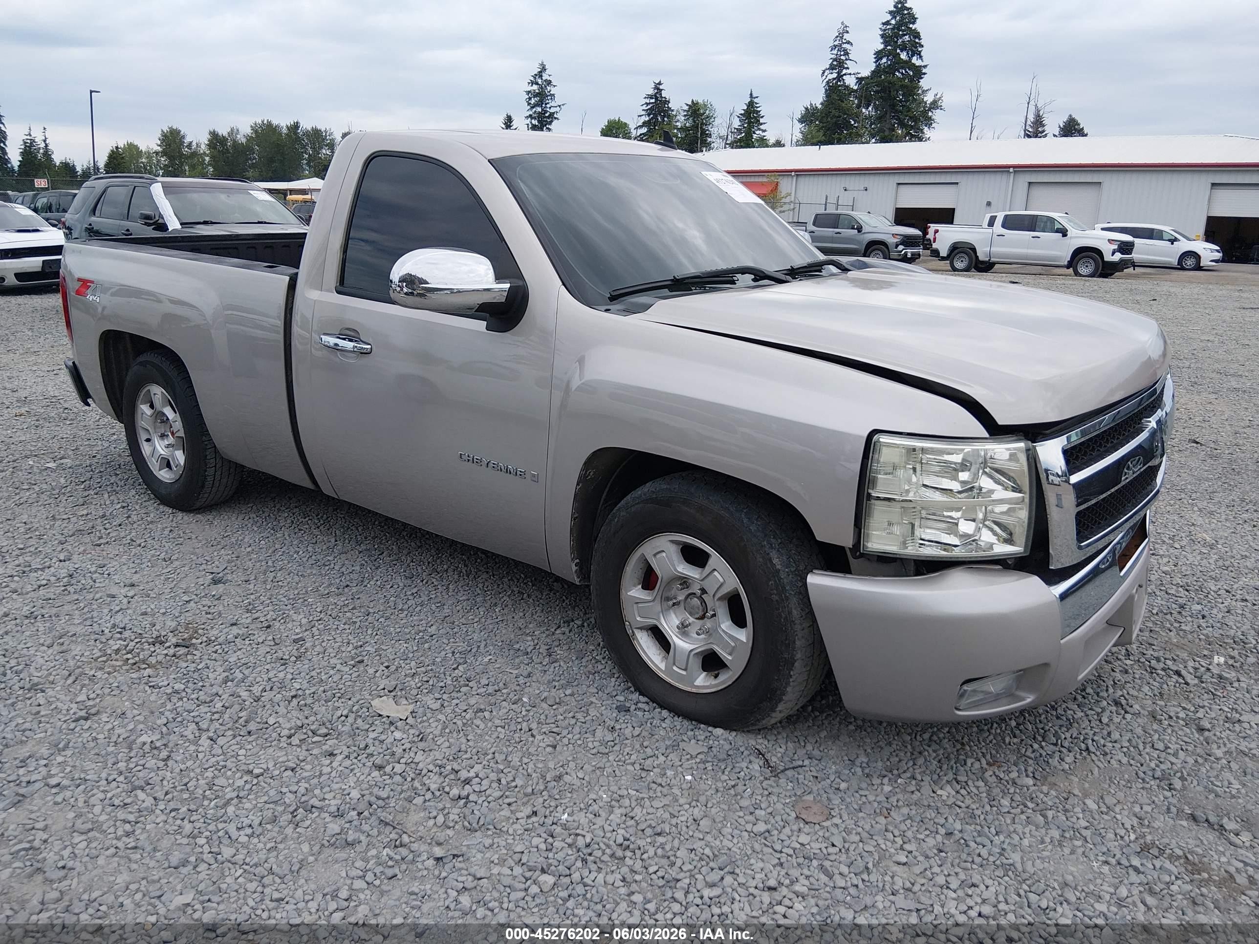 2007 Chevrolet Silverado 1500 Work Truck Tan vin: 1GCEK140X7Z582419