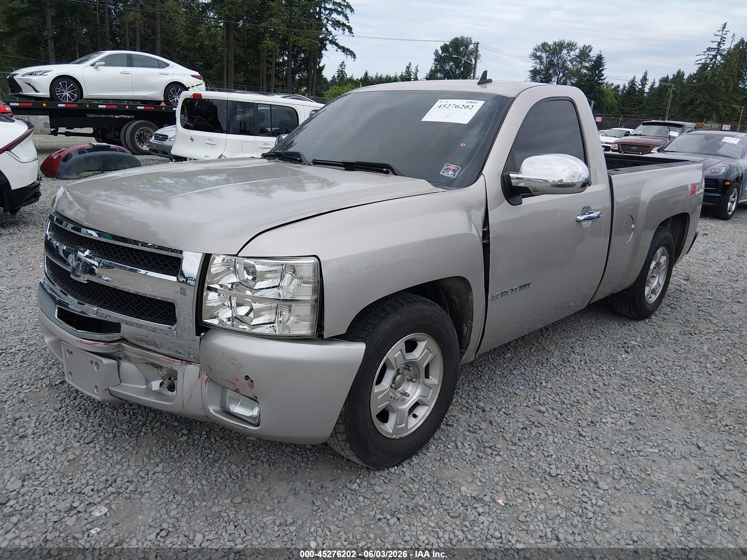 2007 Chevrolet Silverado 1500 Work Truck Tan vin: 1GCEK140X7Z582419