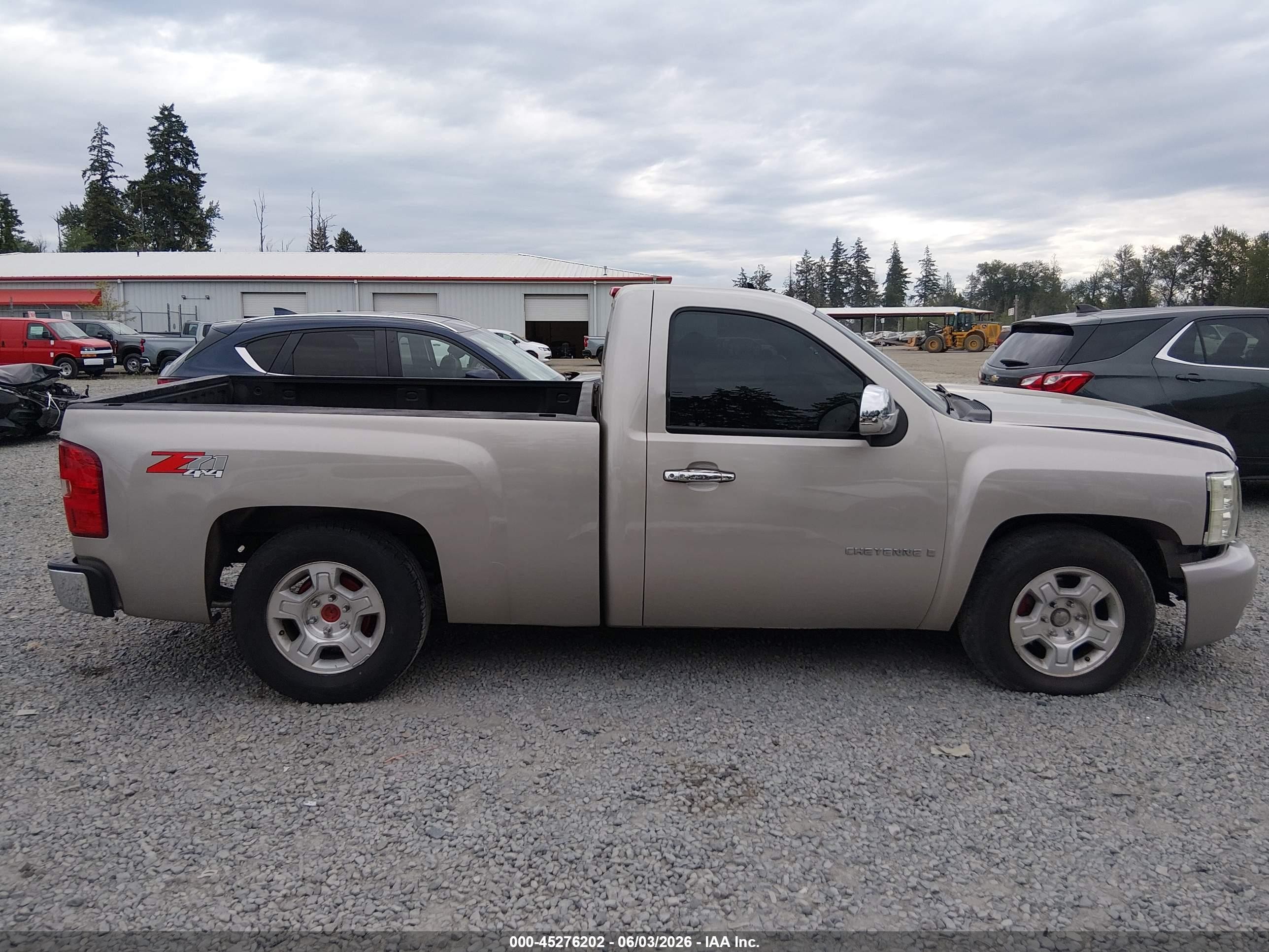 2007 Chevrolet Silverado 1500 Work Truck Tan vin: 1GCEK140X7Z582419