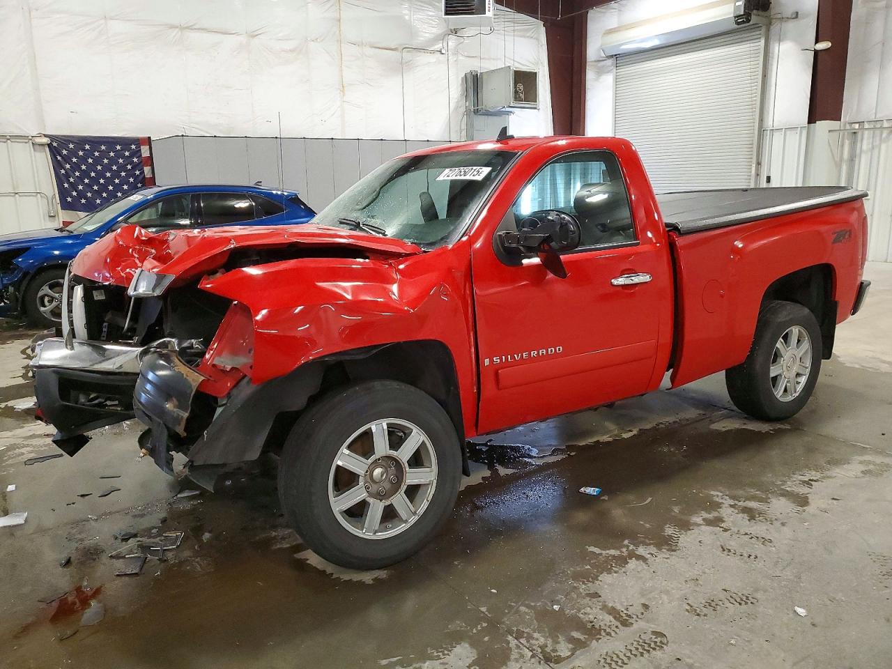 2007 Chevrolet 1500 Red vin: 1GCEK140X7Z590701