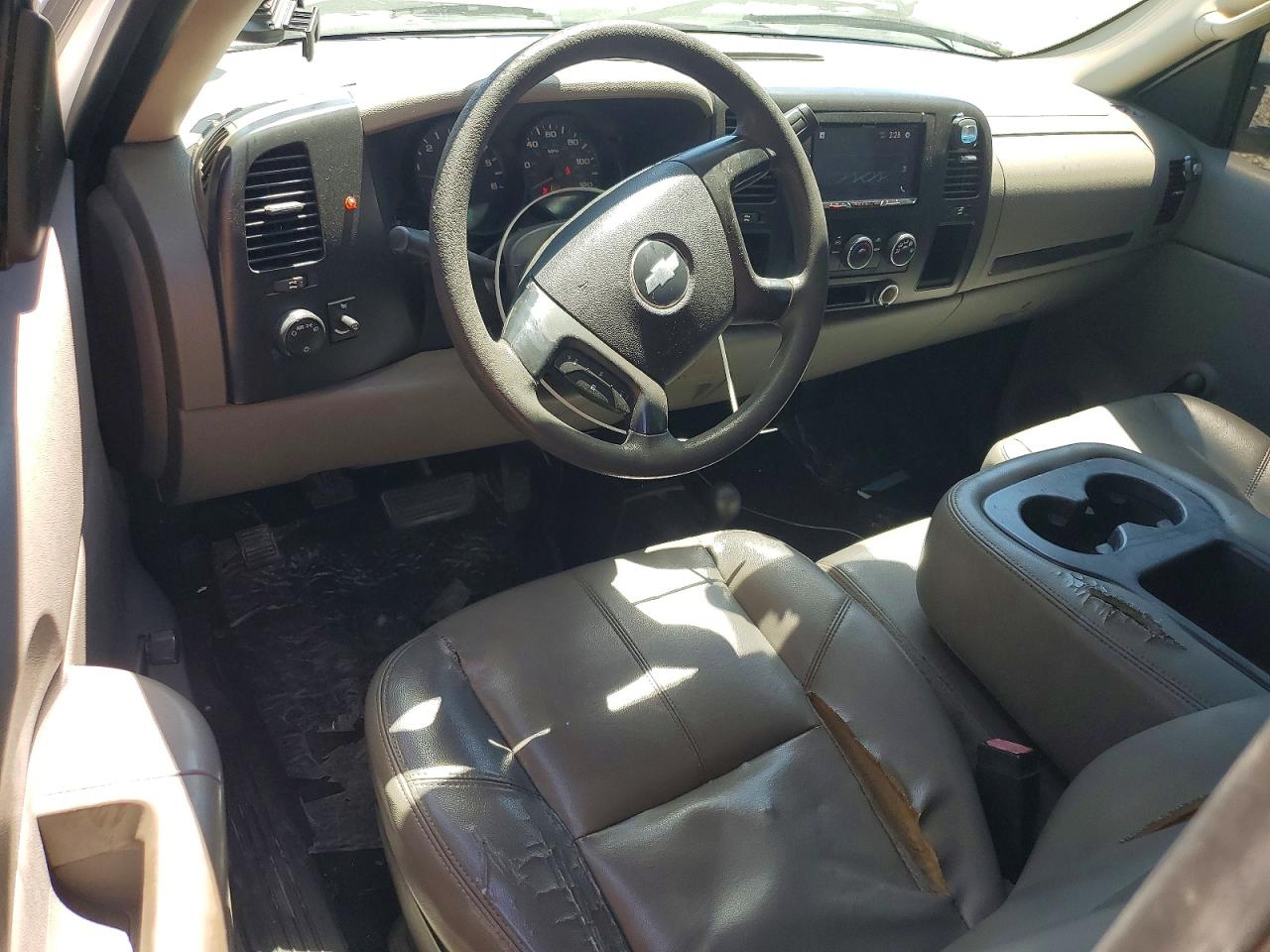 2007 Chevrolet Silverado K1500 Белый vin: 1GCEK14C37Z567447