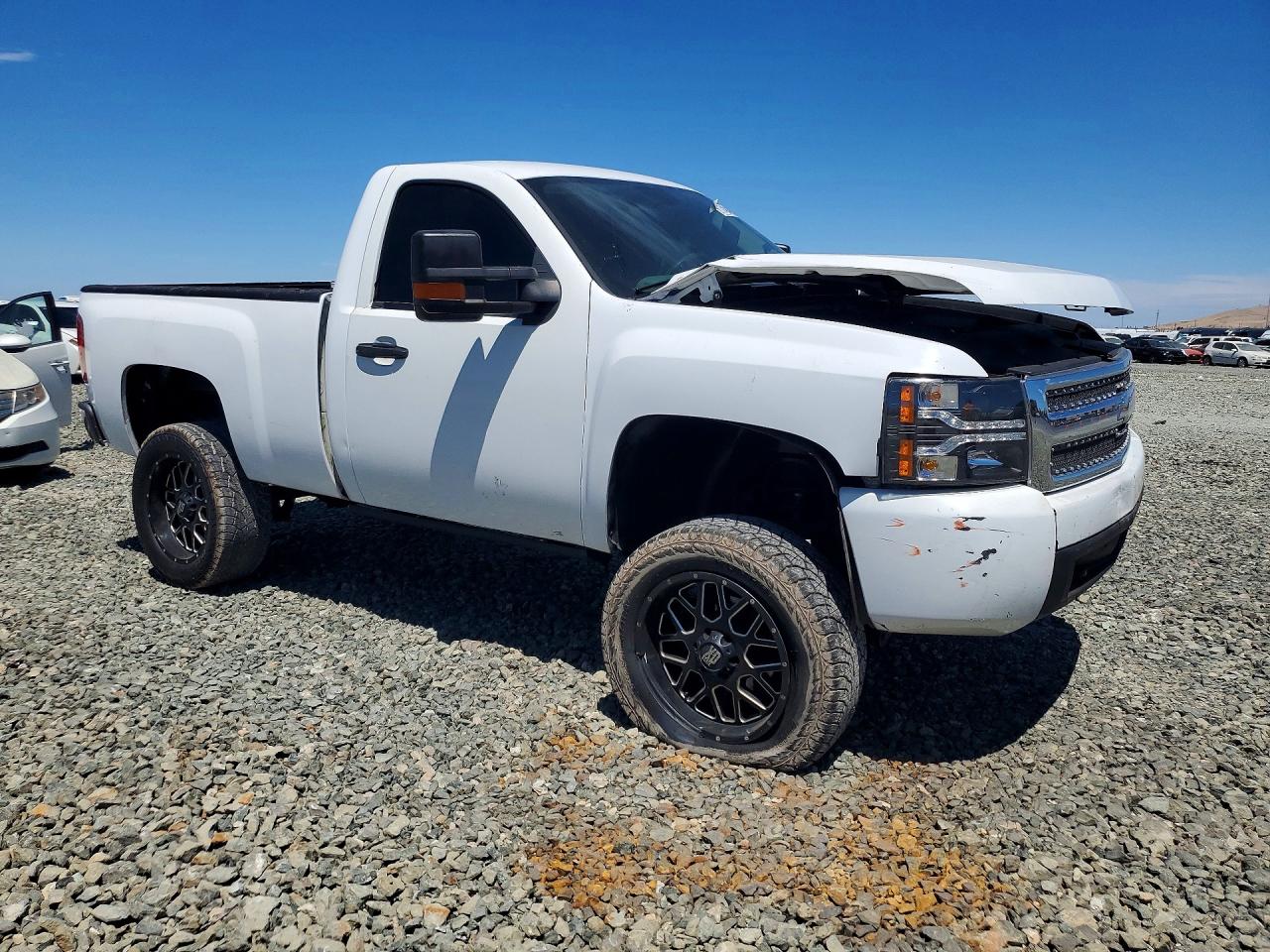 2007 Chevrolet Silverado K1500 Белый vin: 1GCEK14C37Z567447