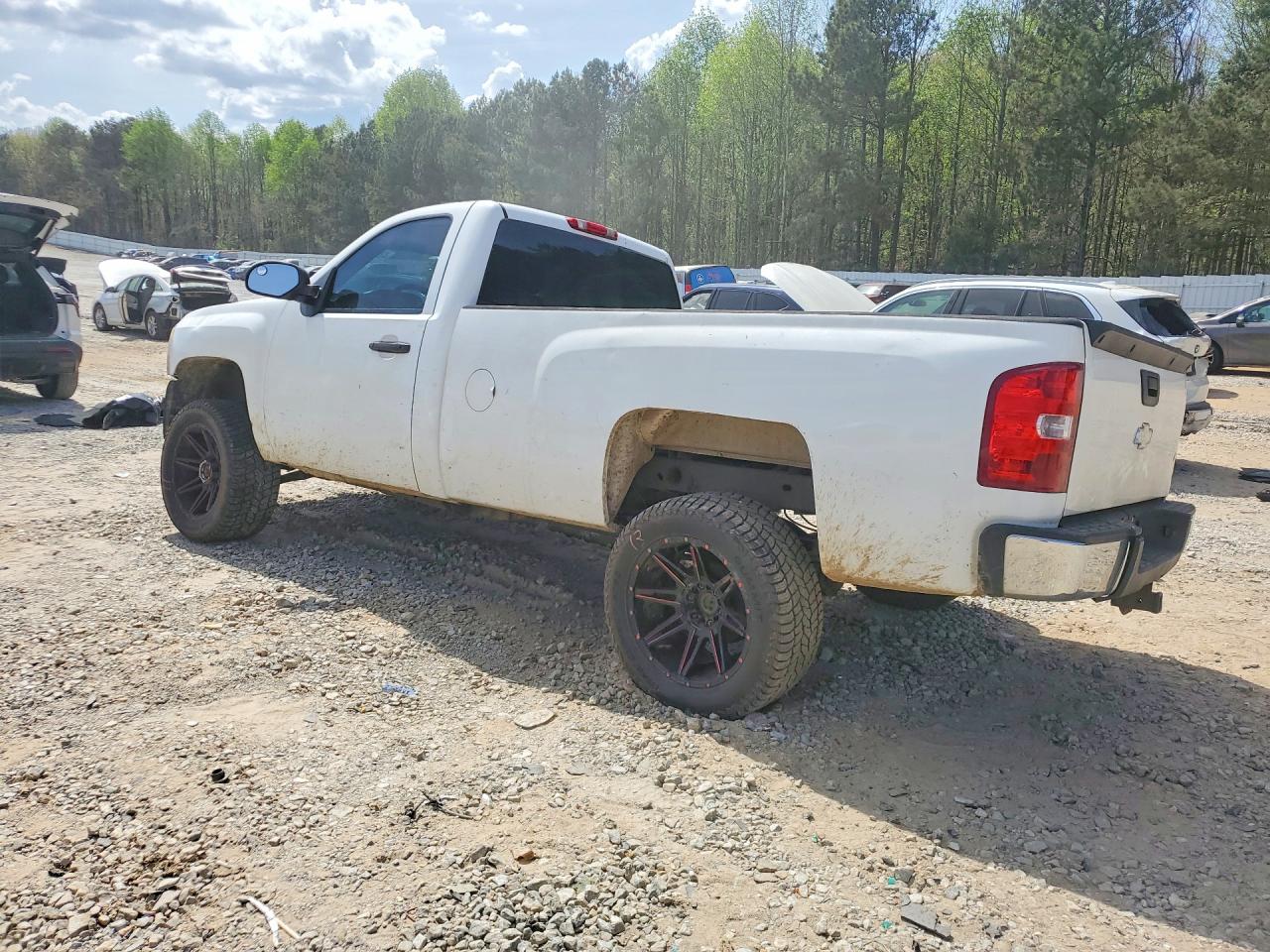 2008 Chevrolet Silverado K1500 Белый vin: 1GCEK14C38Z228348