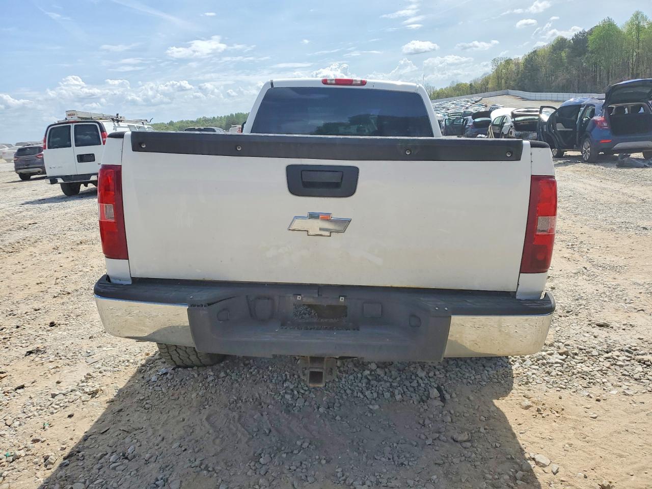 2008 Chevrolet Silverado K1500 Белый vin: 1GCEK14C38Z228348
