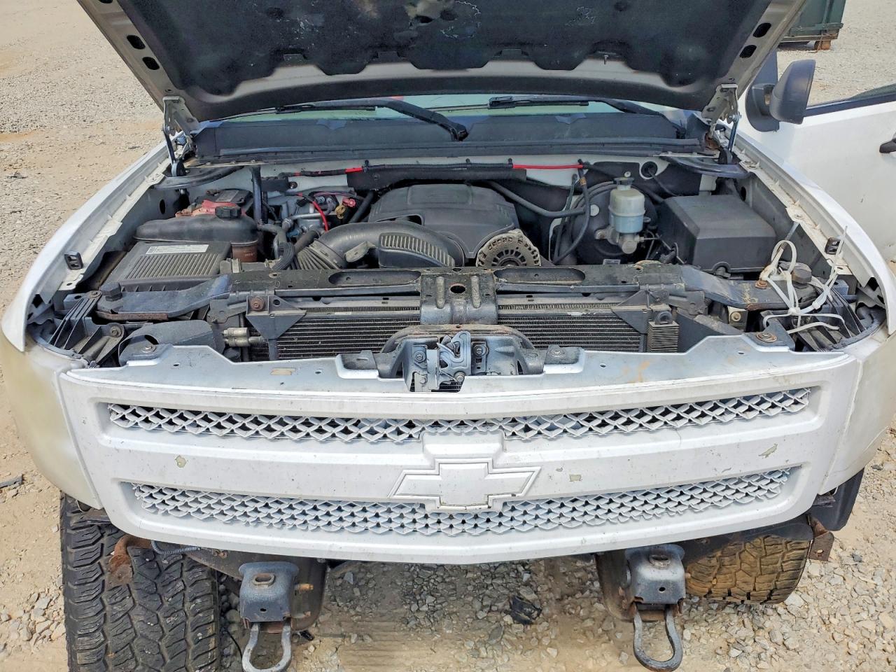 2008 Chevrolet Silverado K1500 Белый vin: 1GCEK14C38Z228348