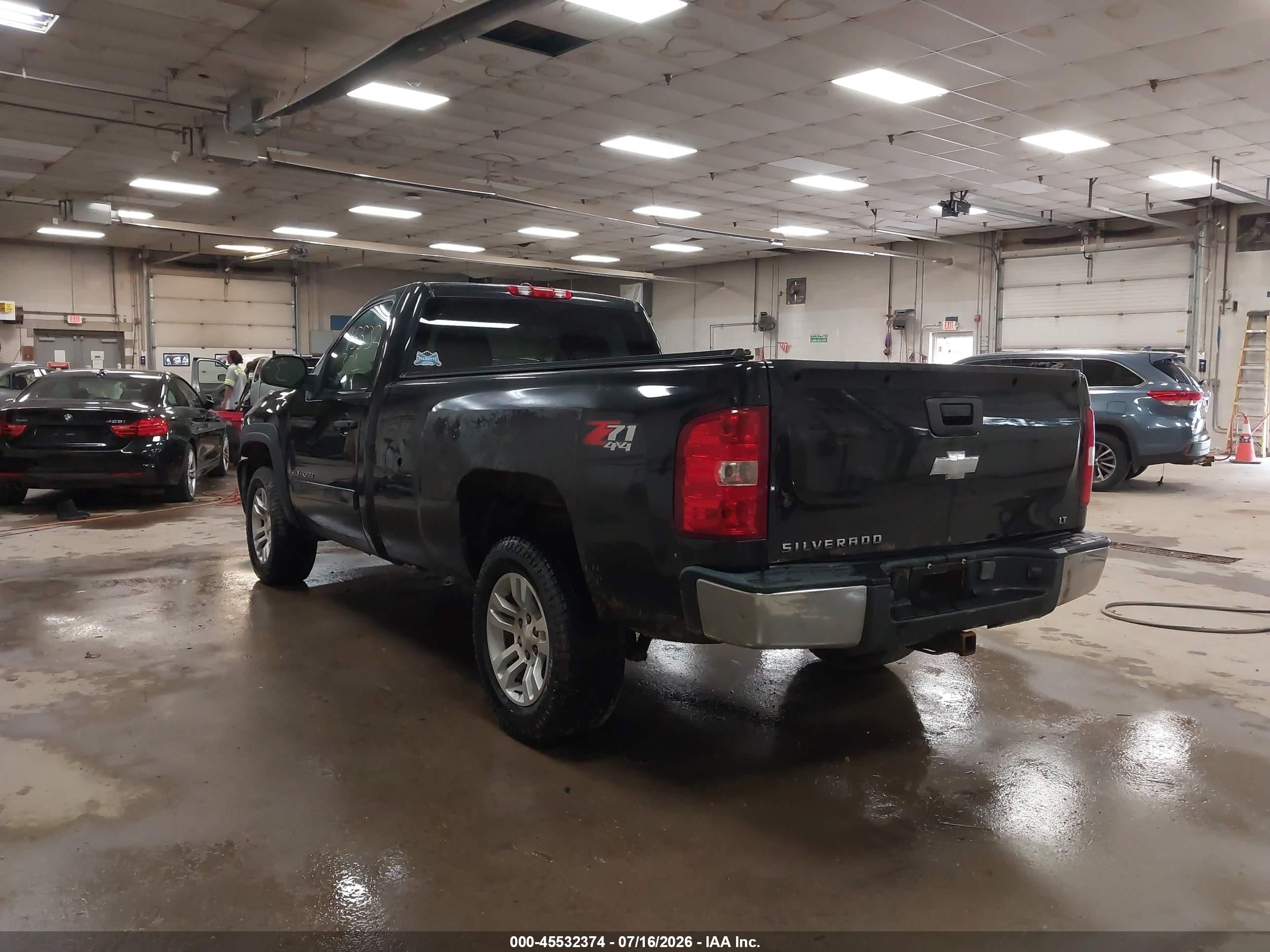 2007 Chevrolet Silverado 1500 Lt1 Черный vin: 1GCEK14C47E527191
