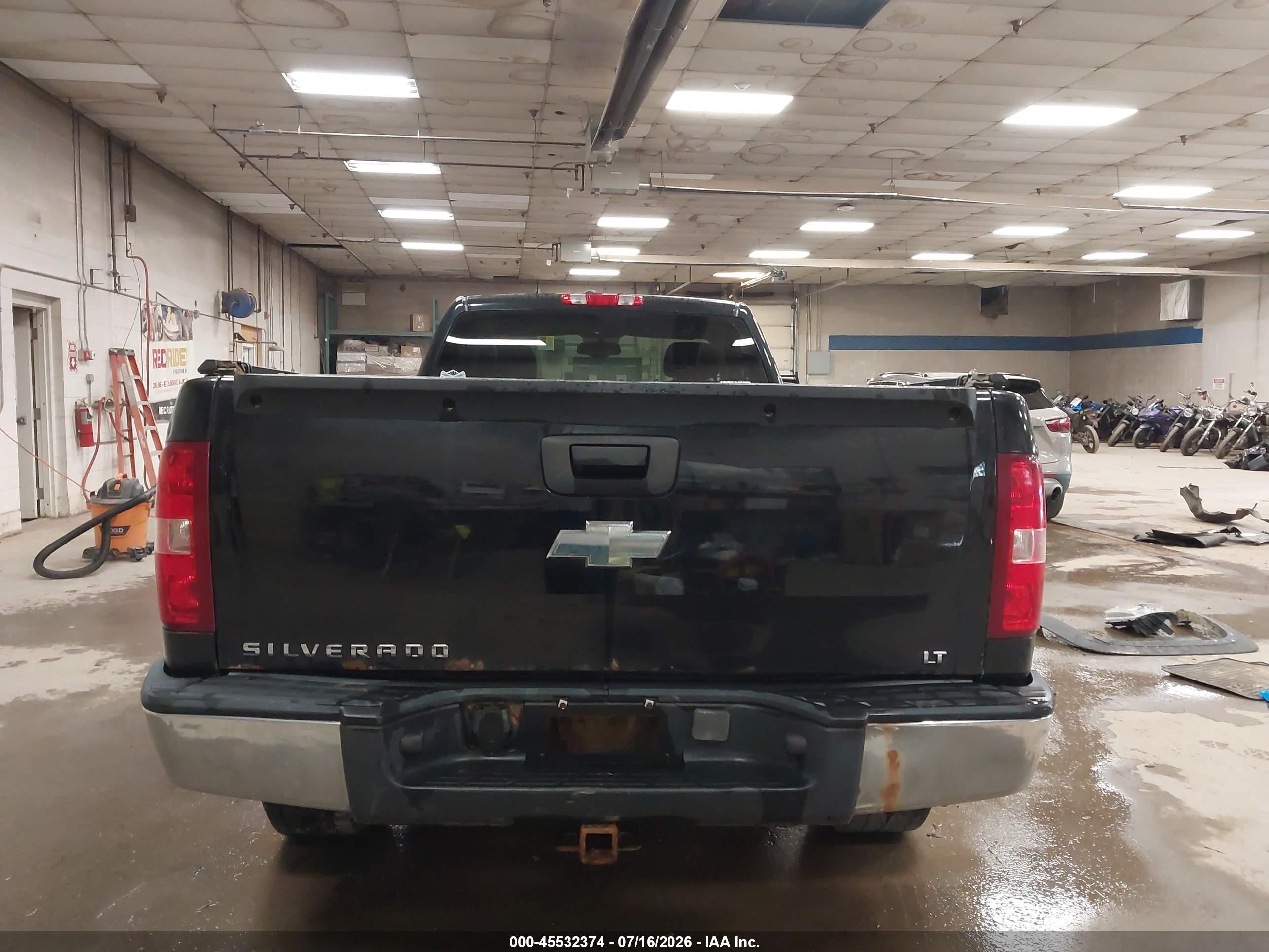 2007 Chevrolet Silverado 1500 Lt1 Черный vin: 1GCEK14C47E527191