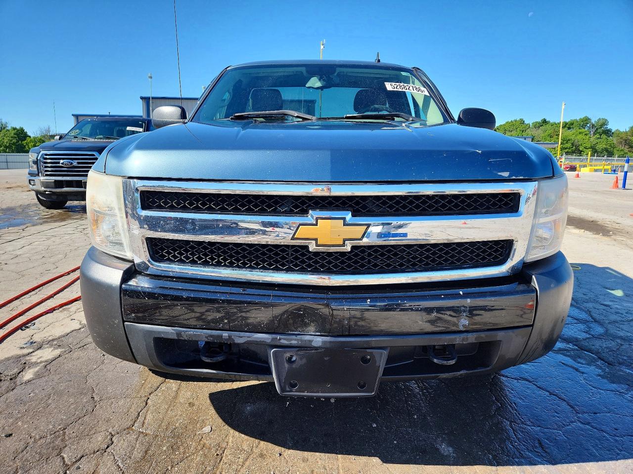 2007 Chevrolet Silverado K1500 Blue vin: 1GCEK14C47Z552391