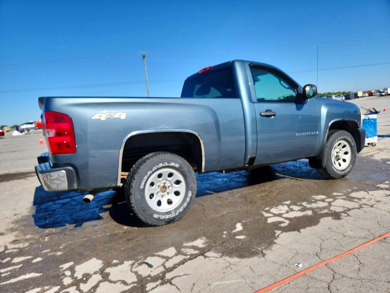 2007 Chevrolet Silverado K1500 Blue vin: 1GCEK14C47Z552391