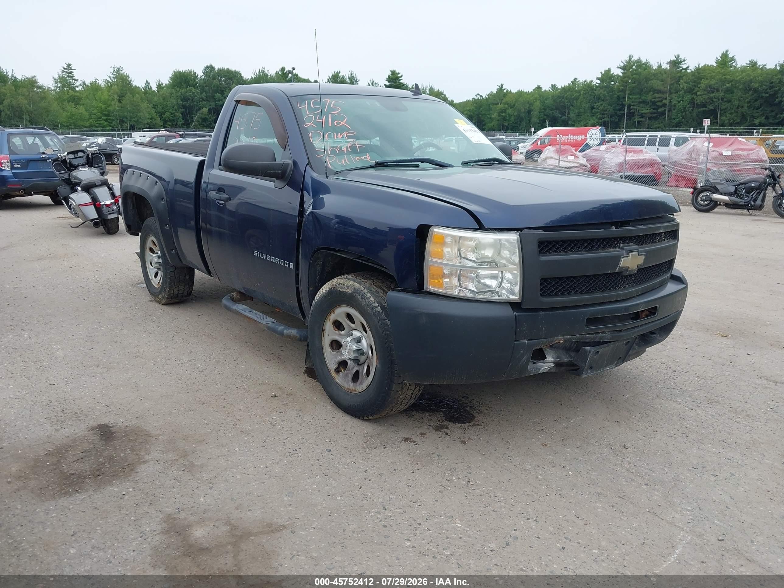 2009 Chevrolet Silverado 1500 Work Truck Blue vin: 1GCEK14C49Z102226