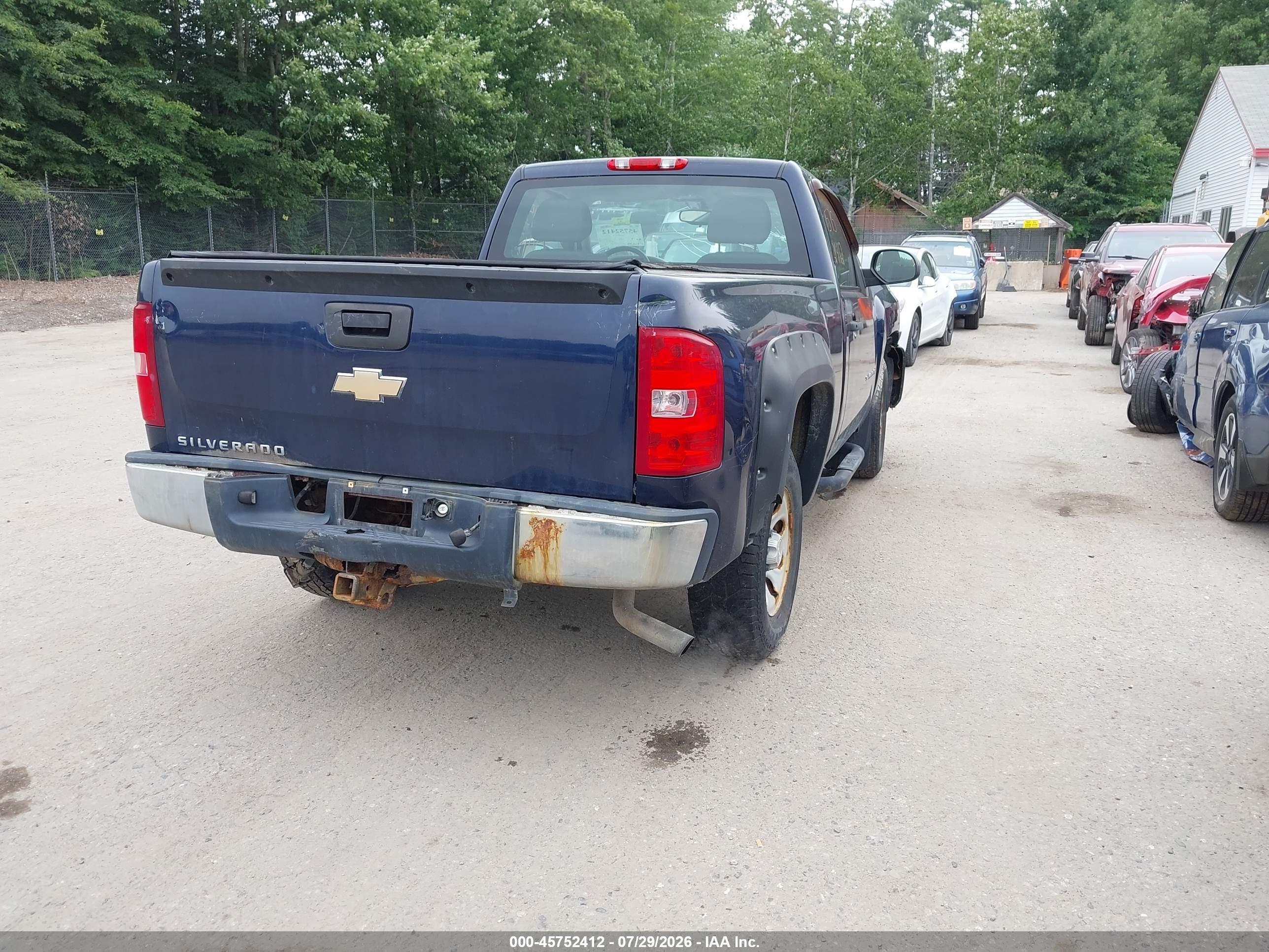 2009 Chevrolet Silverado 1500 Work Truck Blue vin: 1GCEK14C49Z102226