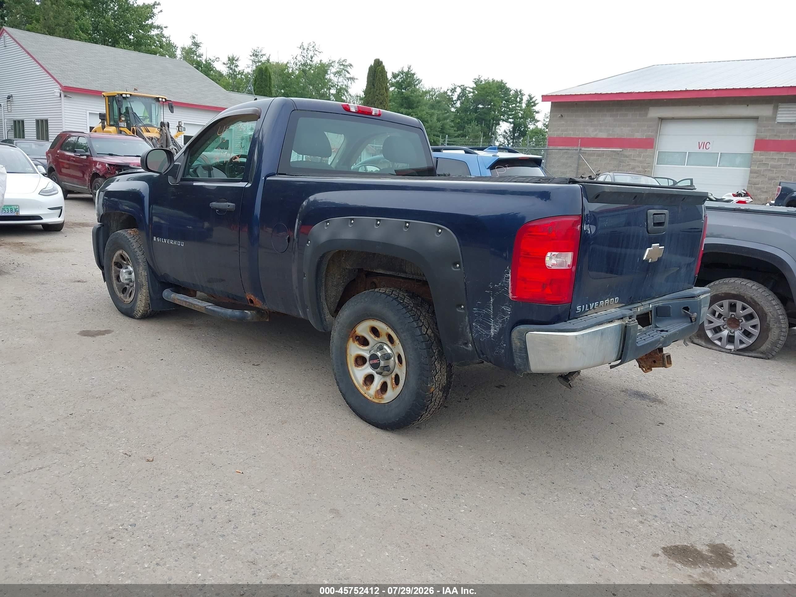 2009 Chevrolet Silverado 1500 Work Truck Blue vin: 1GCEK14C49Z102226
