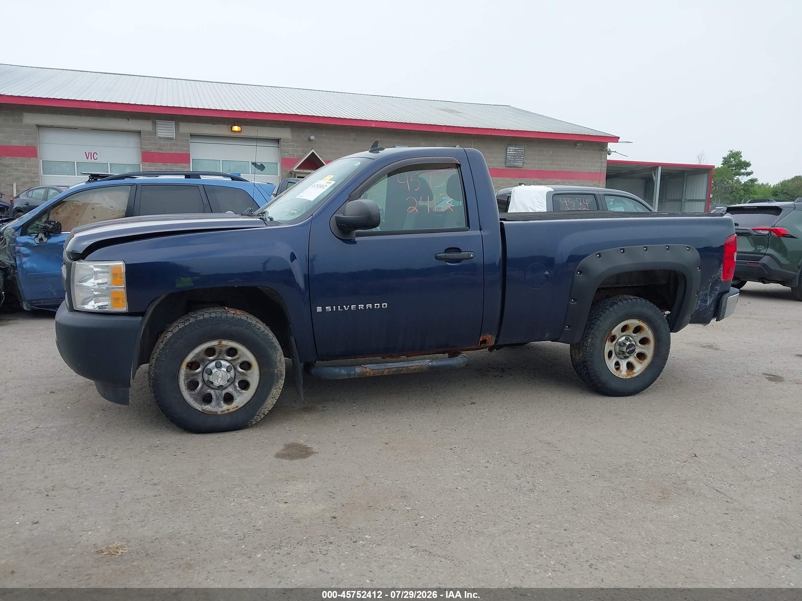2009 Chevrolet Silverado 1500 Work Truck Blue vin: 1GCEK14C49Z102226