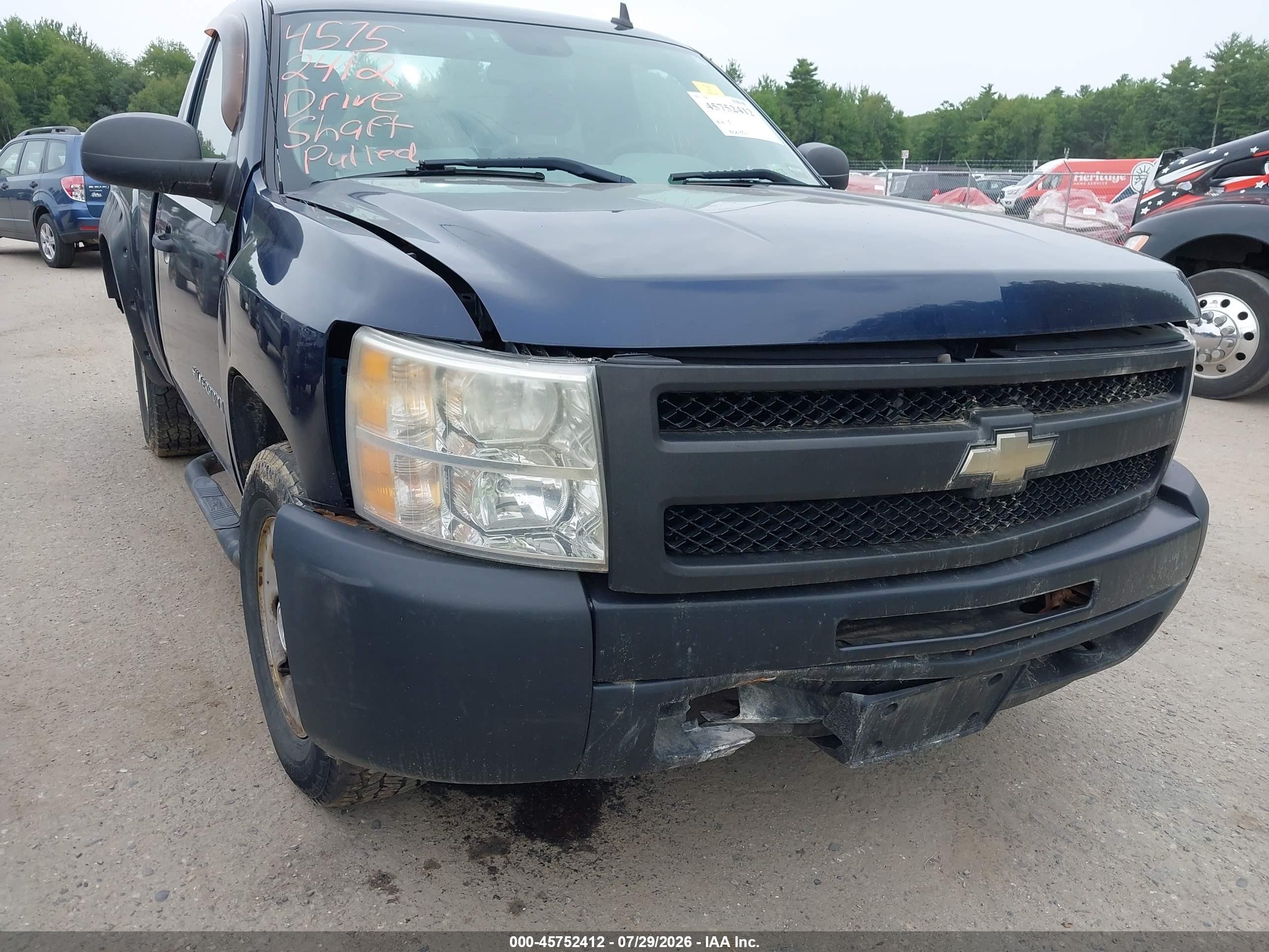 2009 Chevrolet Silverado 1500 Work Truck Blue vin: 1GCEK14C49Z102226