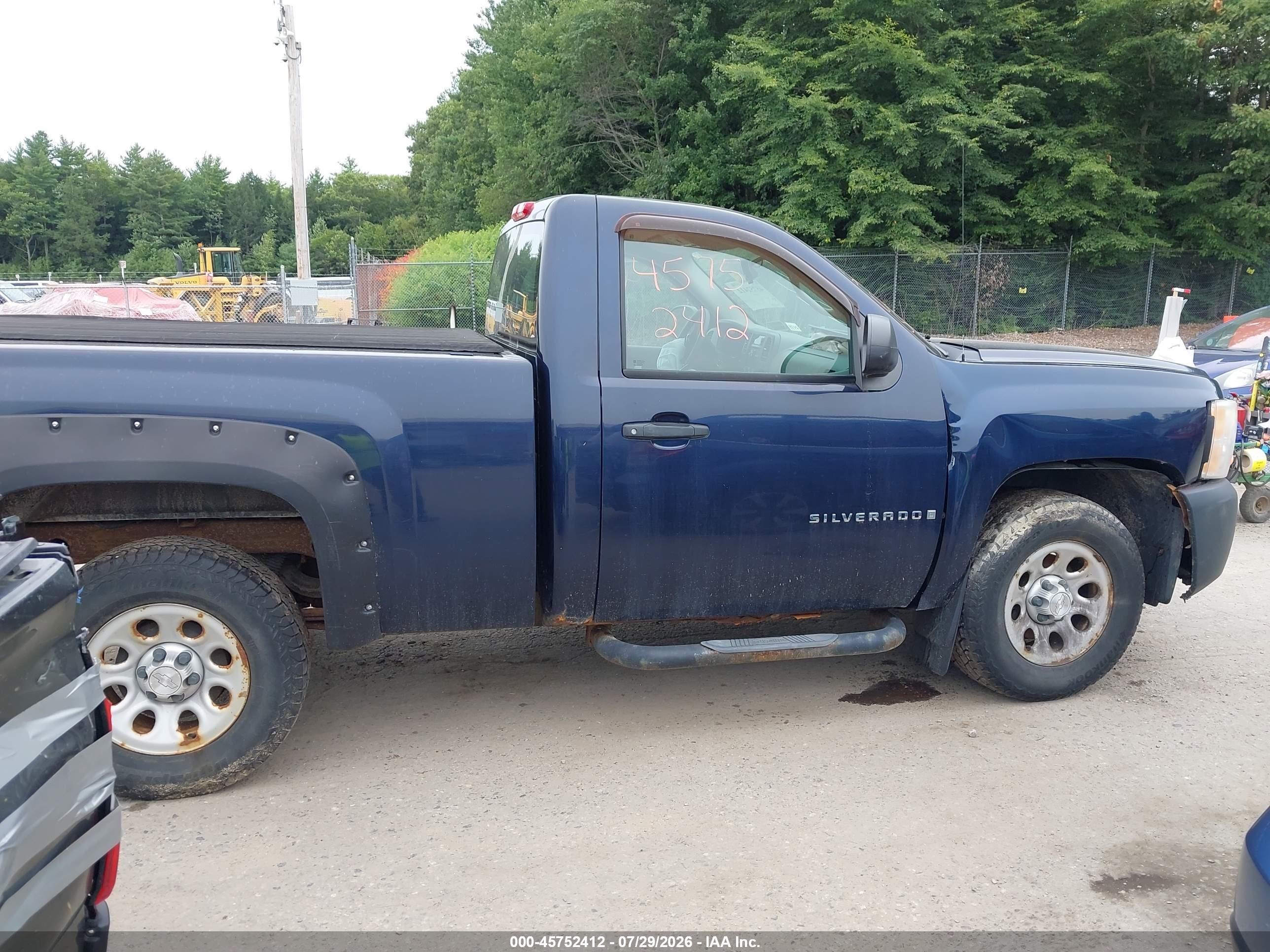 2009 Chevrolet Silverado 1500 Work Truck Blue vin: 1GCEK14C49Z102226