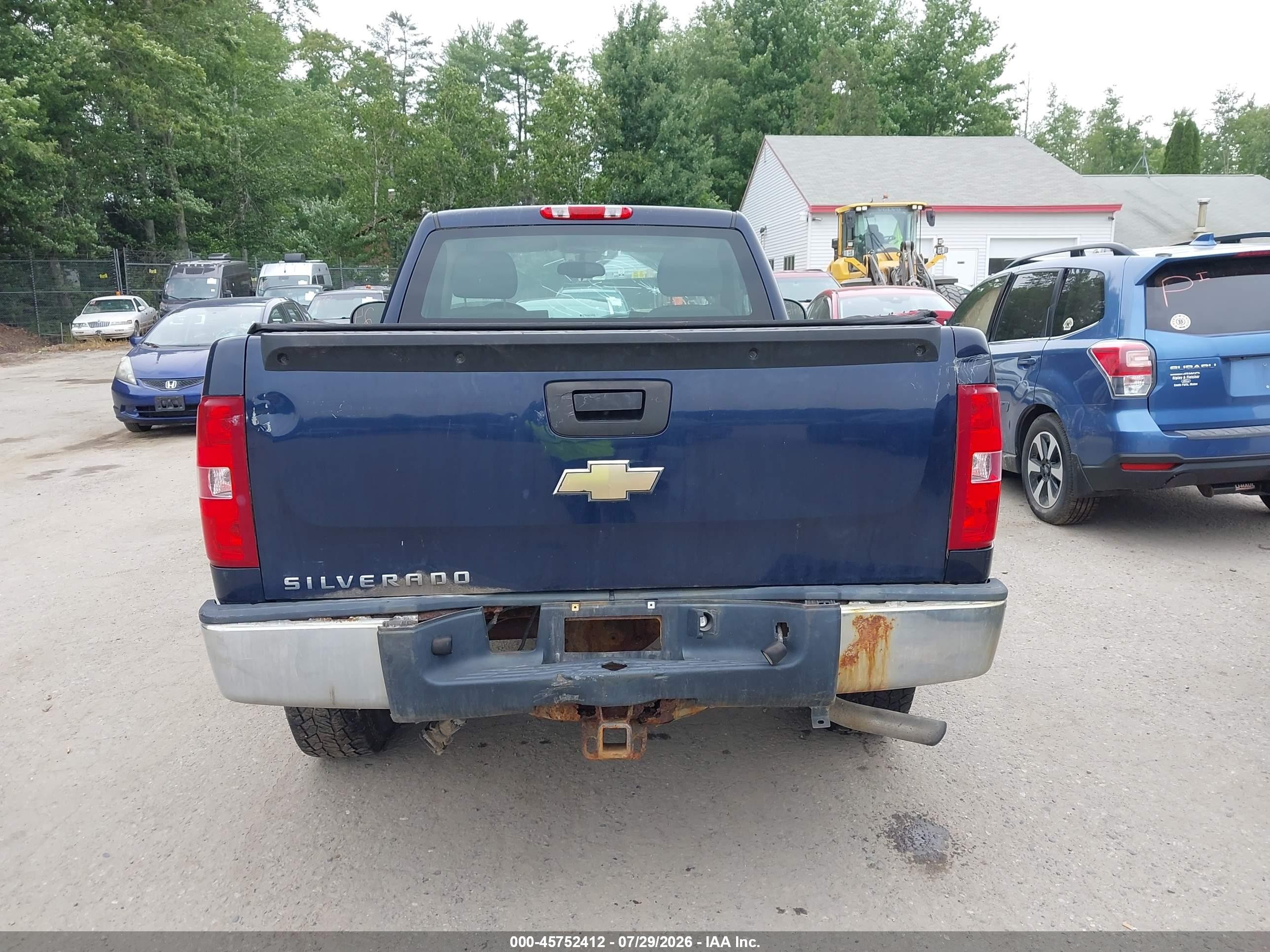 2009 Chevrolet Silverado 1500 Work Truck Blue vin: 1GCEK14C49Z102226