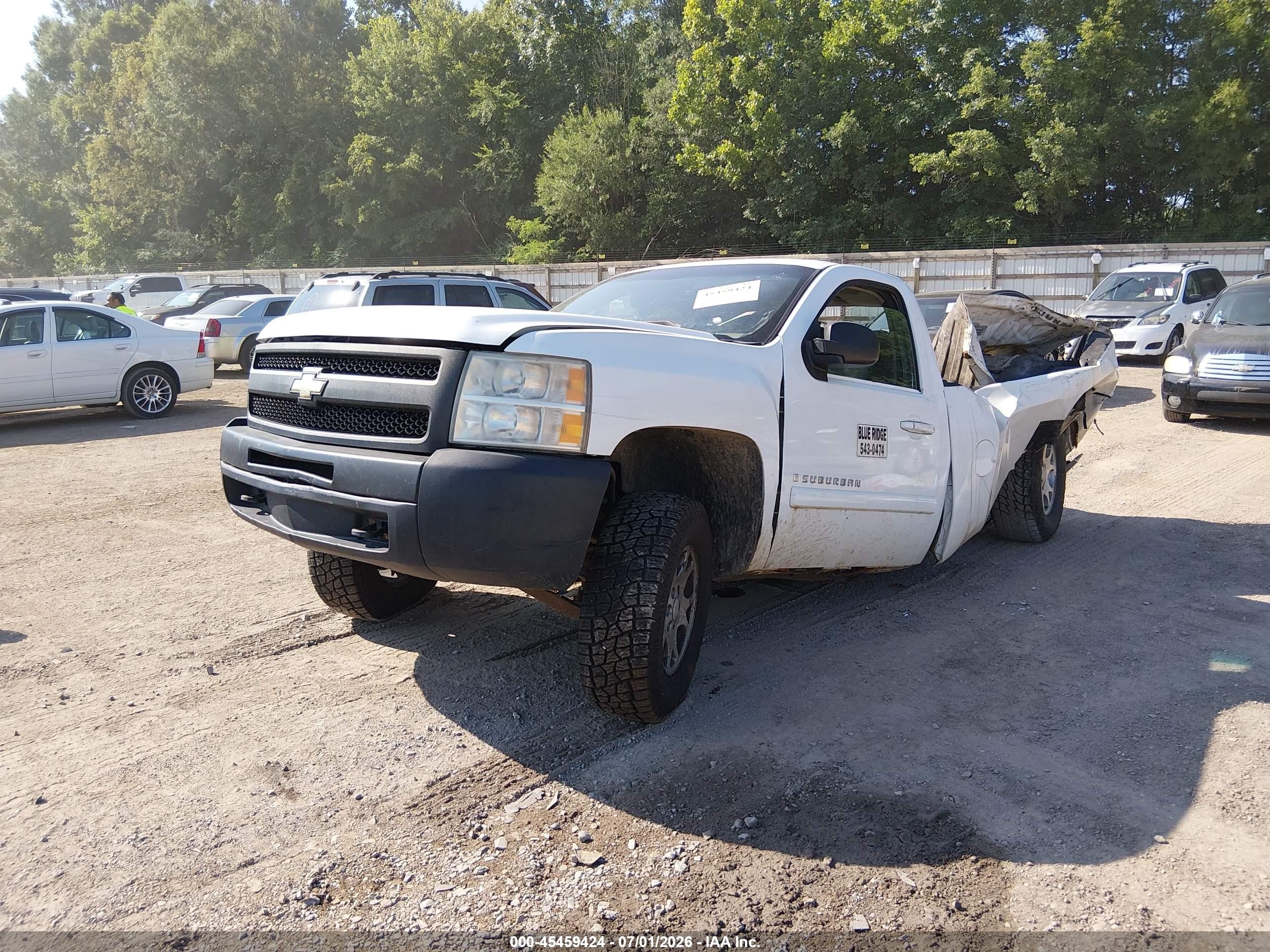 2009 Chevrolet Silverado 1500 Work Truck White vin: 1GCEK14C49Z283893