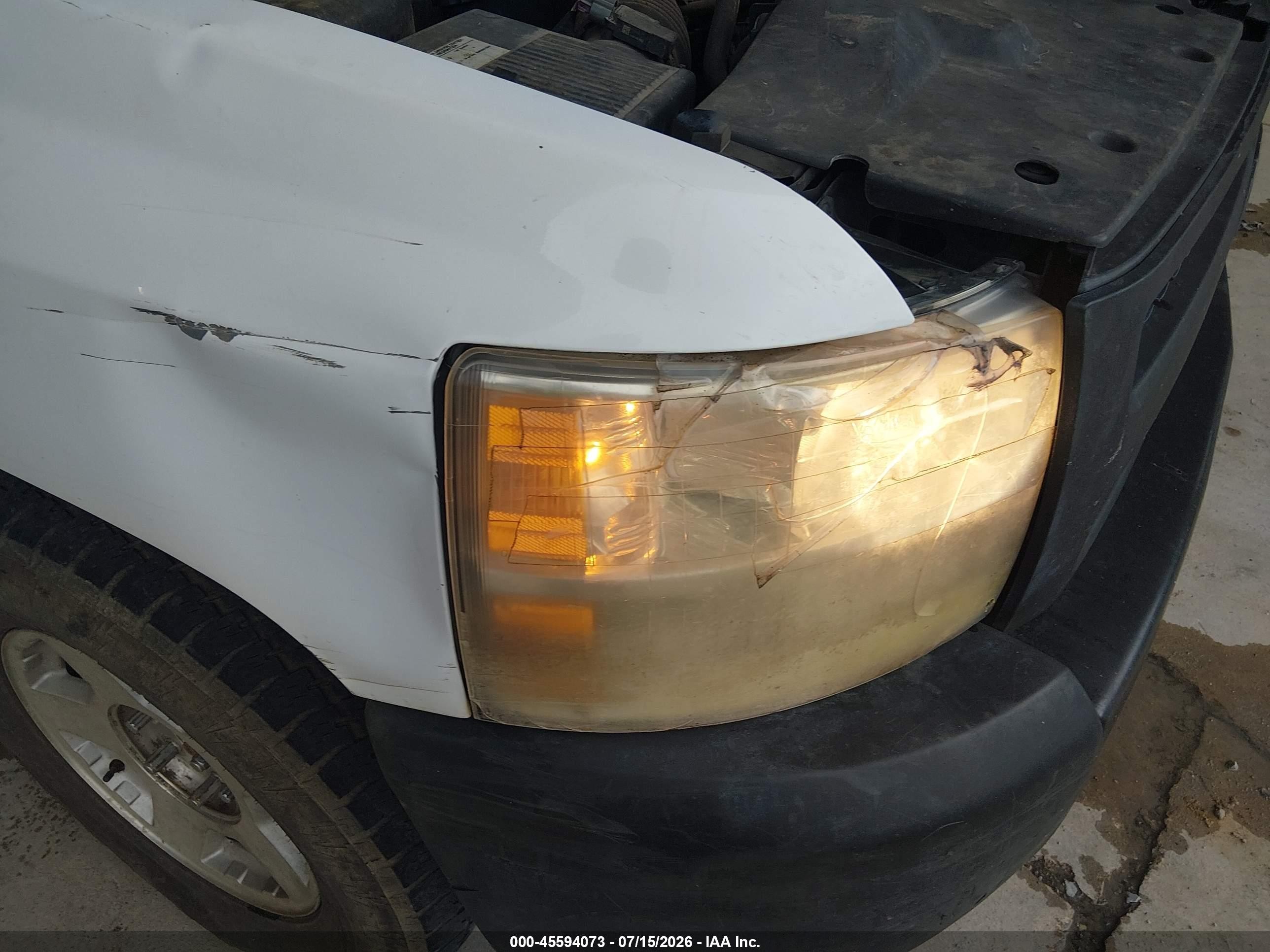 2009 Chevrolet Silverado 1500 Work Truck White vin: 1GCEK14C59Z119584