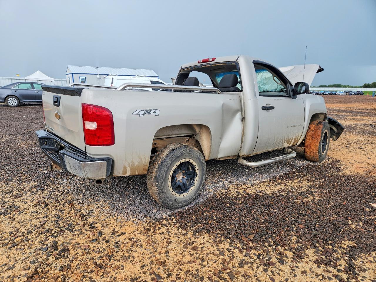 2007 Chevrolet Silverado K1500 Gray vin: 1GCEK14C67Z538363