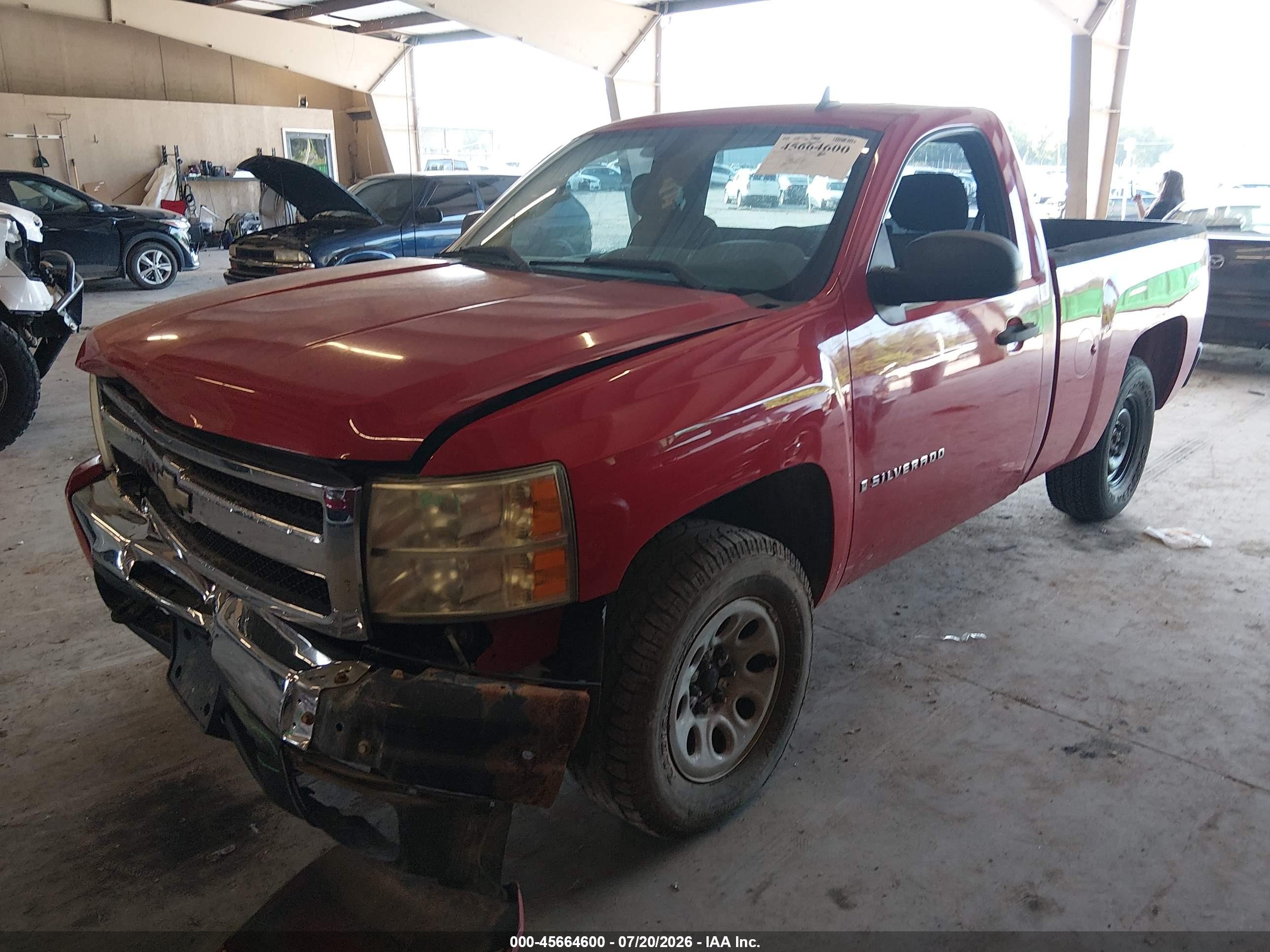 2008 Chevrolet Silverado 1500 Work Truck Red vin: 1GCEK14C78Z118225