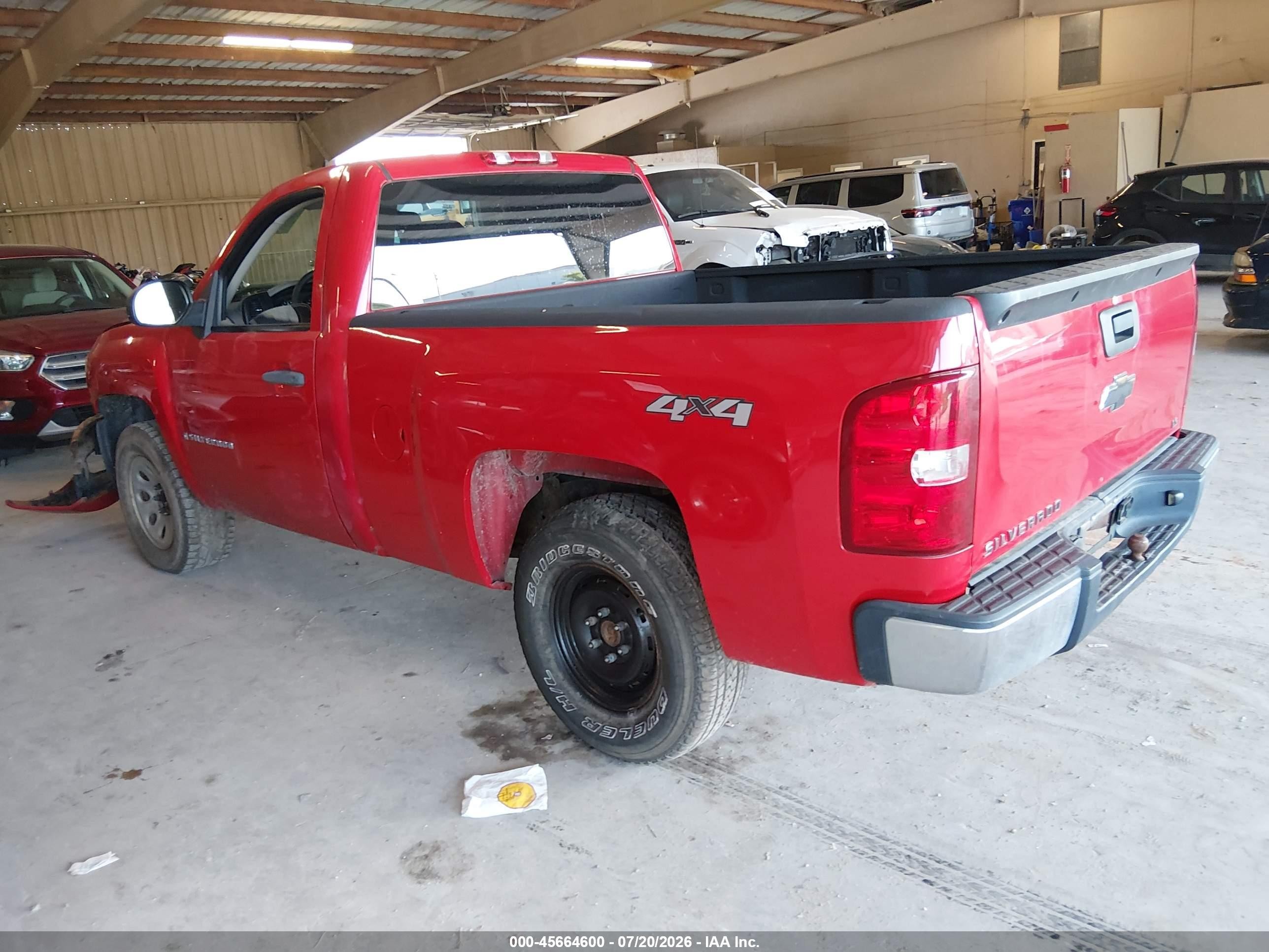 2008 Chevrolet Silverado 1500 Work Truck Red vin: 1GCEK14C78Z118225