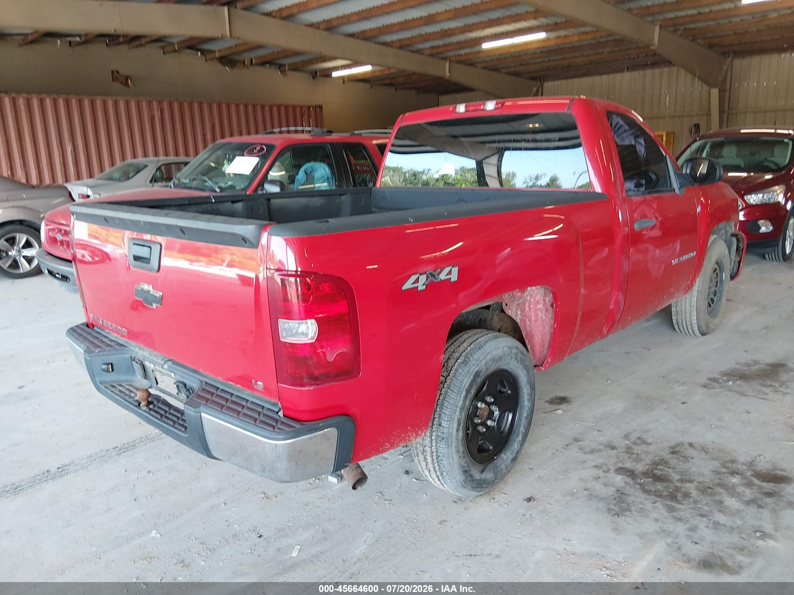 2008 Chevrolet Silverado 1500 Work Truck Red vin: 1GCEK14C78Z118225