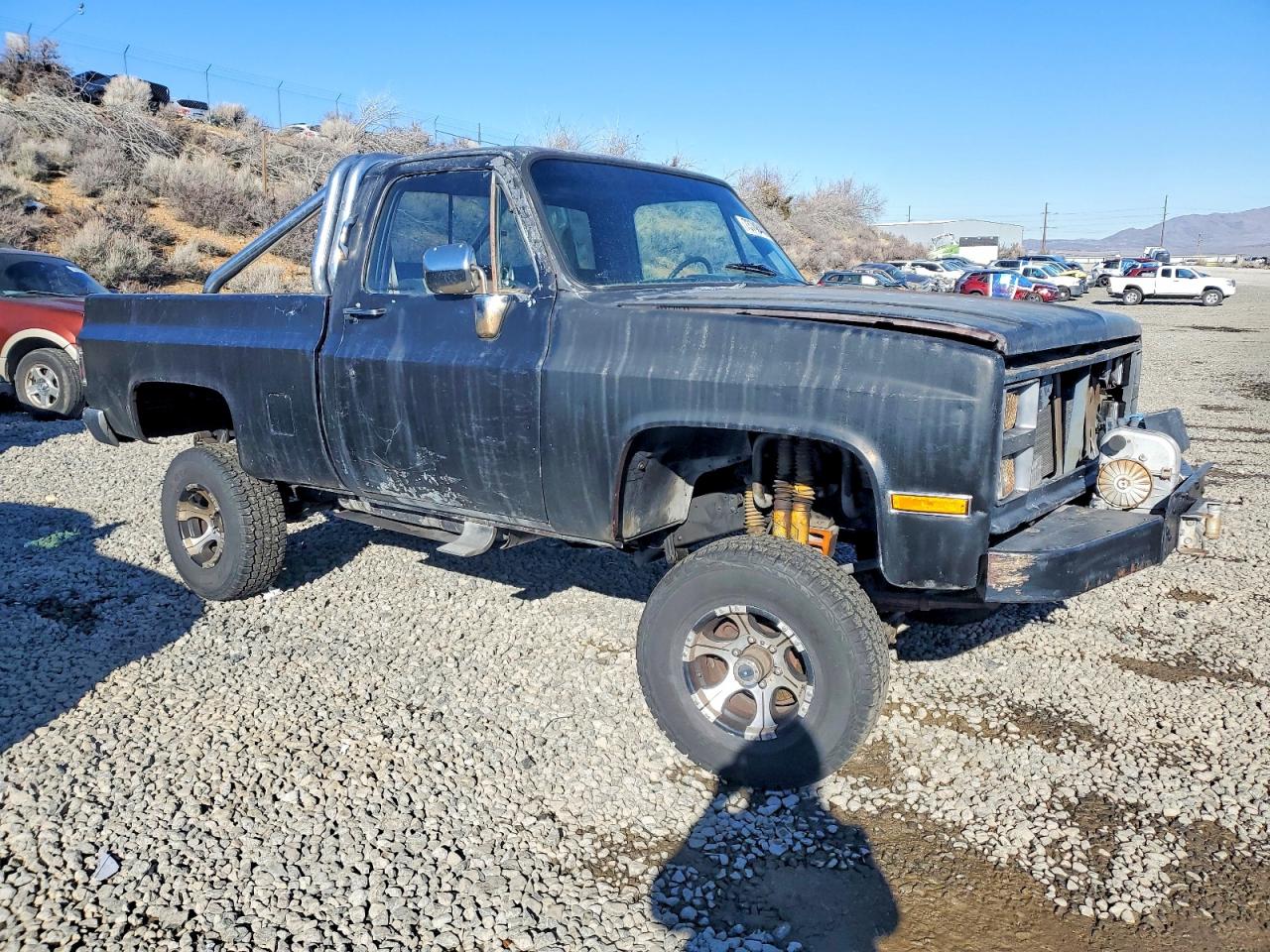1983 Chevrolet K10 Black vin: 1GCEK14H0DJ102582