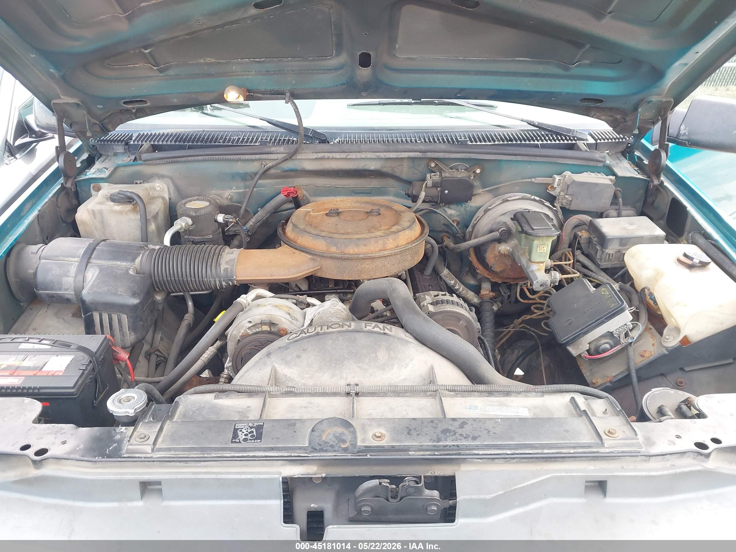 1995 Chevrolet Gmt-400 K1500 Зеленый vin: 1GCEK14H8SZ118303