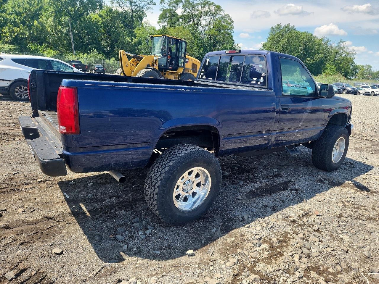 1995 Chevrolet Gmt-400 K1500 Blue vin: 1GCEK14H8SZ186195