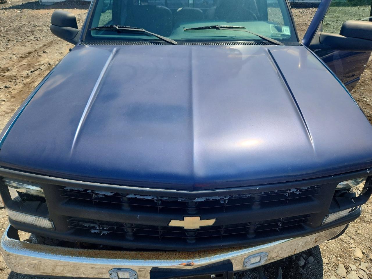 1995 Chevrolet Gmt-400 K1500 Blue vin: 1GCEK14H8SZ186195