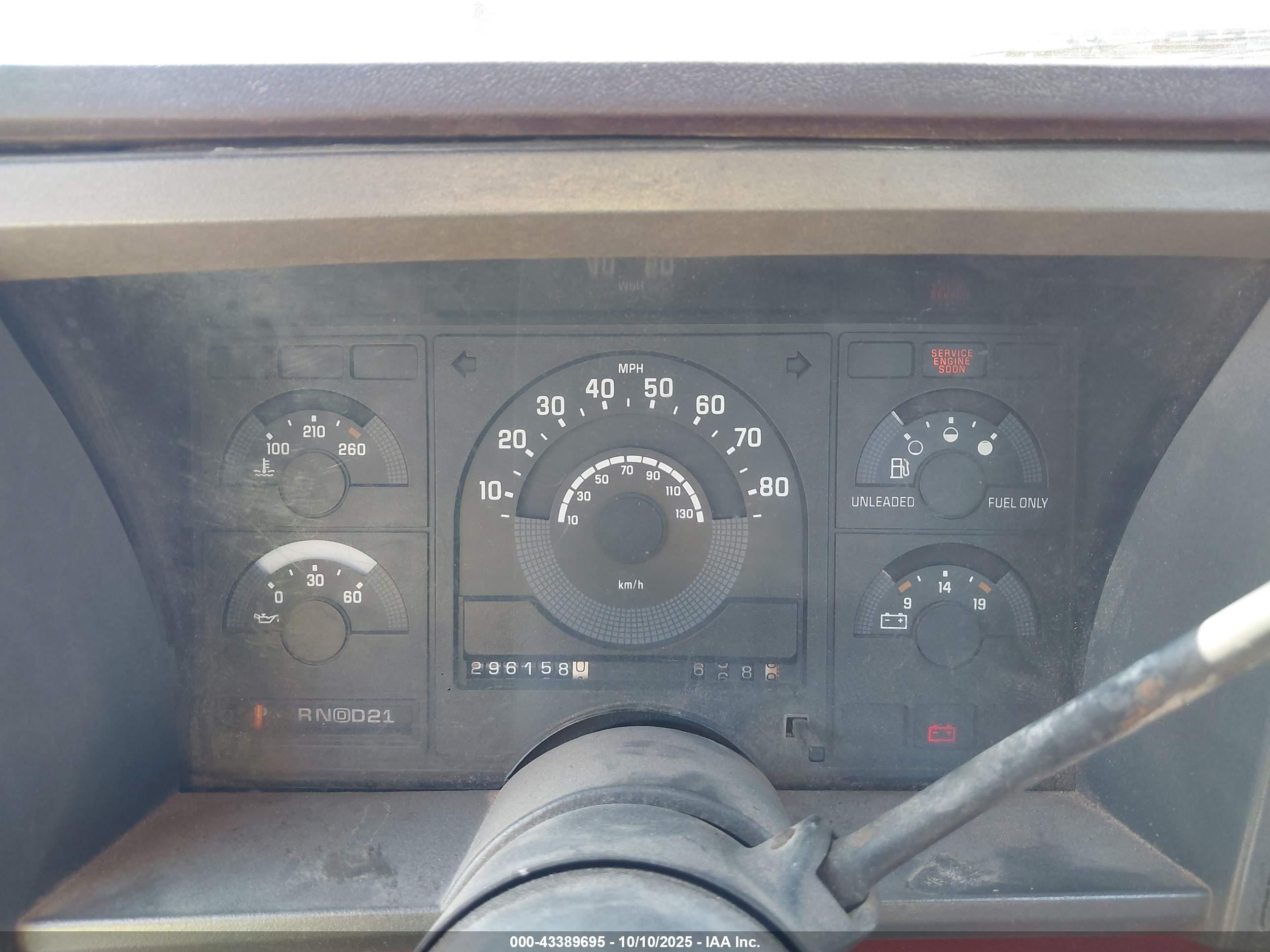 1991 Chevrolet Gmt-400 K1500 Red vin: 1GCEK14HXME160420