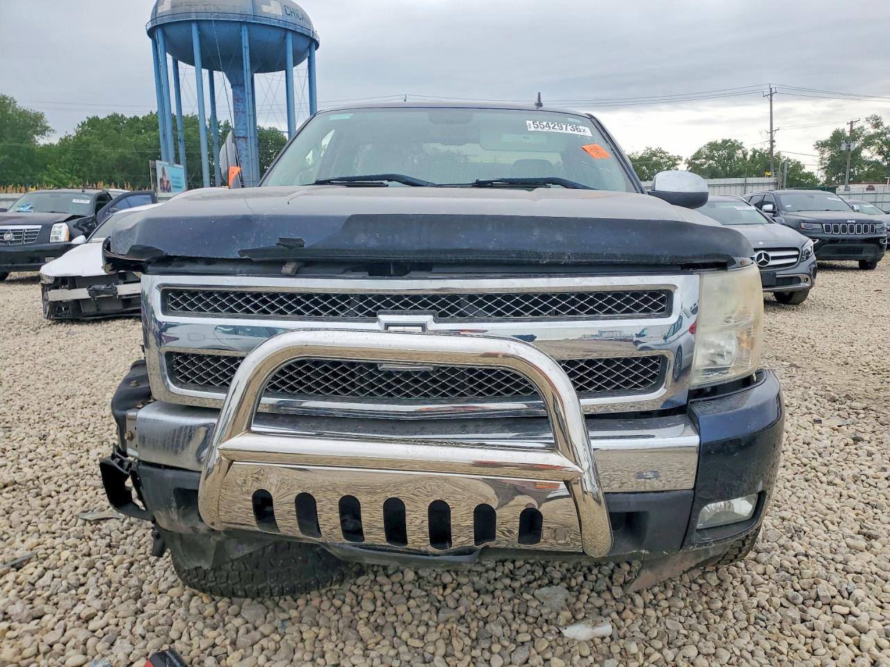 2007 Chevrolet Silverado K1500 Blue vin: 1GCEK14J17Z544036