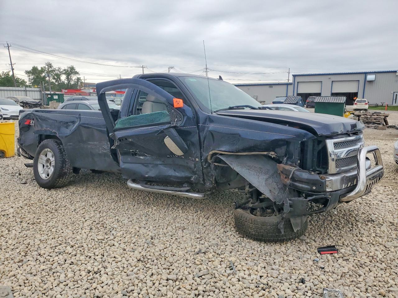 2007 Chevrolet Silverado K1500 Blue vin: 1GCEK14J17Z544036