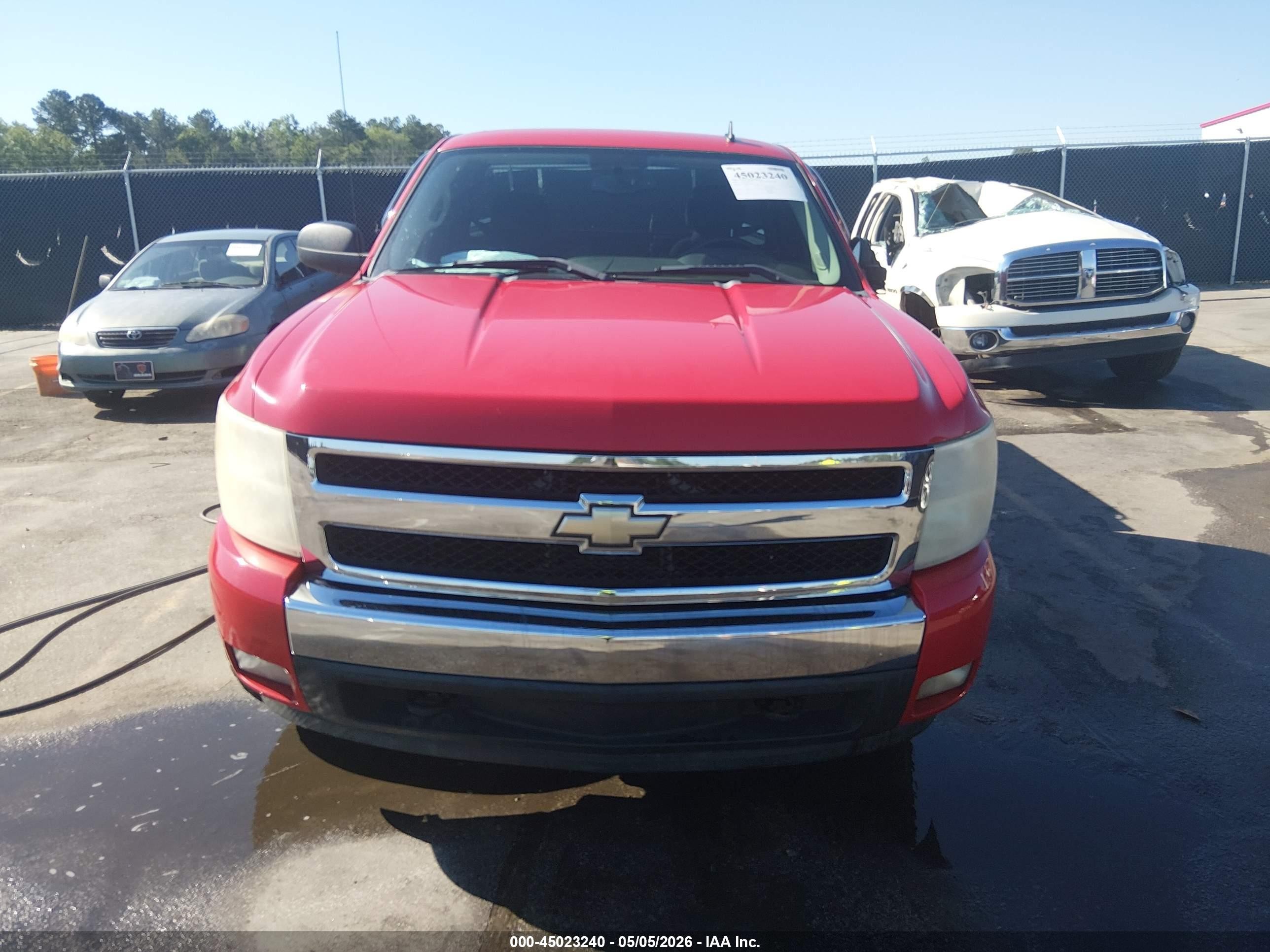 2008 Chevrolet Silverado 1500 Lt1 Красный vin: 1GCEK14J28Z251019