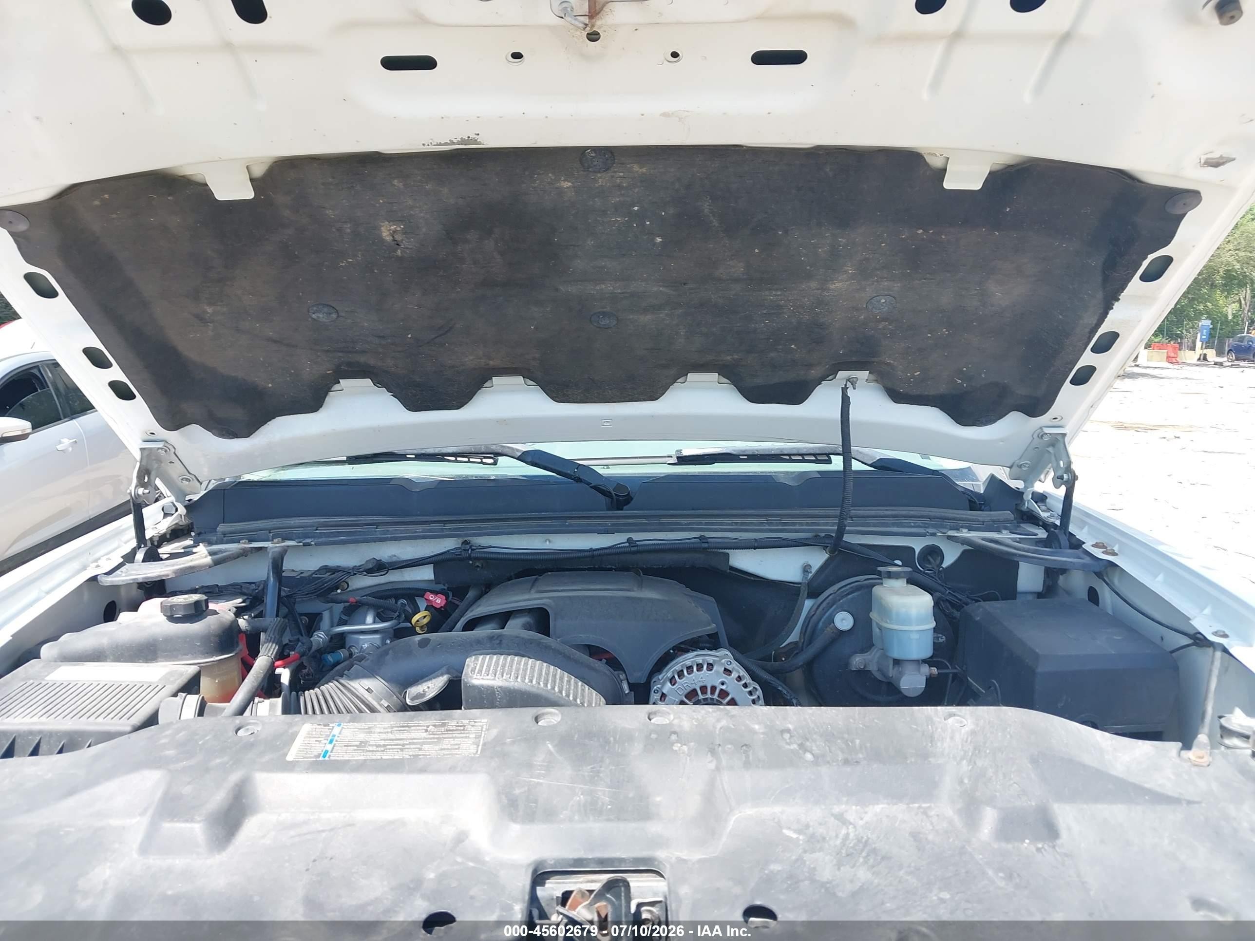 2008 Chevrolet Silverado 1500 Work Truck White vin: 1GCEK14J58E143758