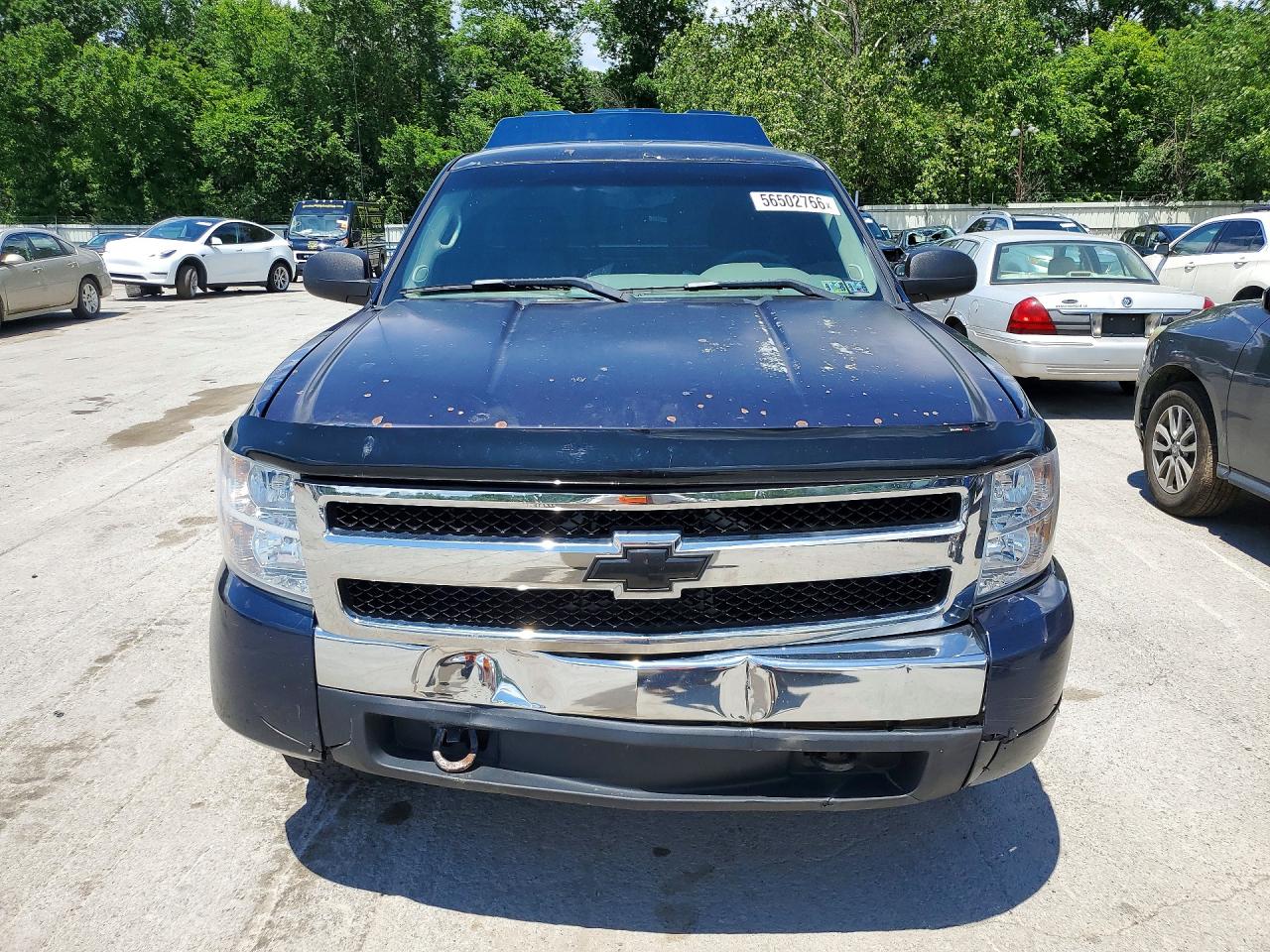 2008 Chevrolet Silverado K1500 Blue vin: 1GCEK14J78E177846