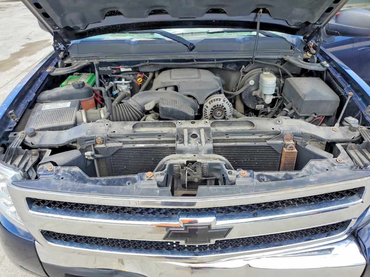 2008 Chevrolet Silverado K1500 Blue vin: 1GCEK14J78E177846