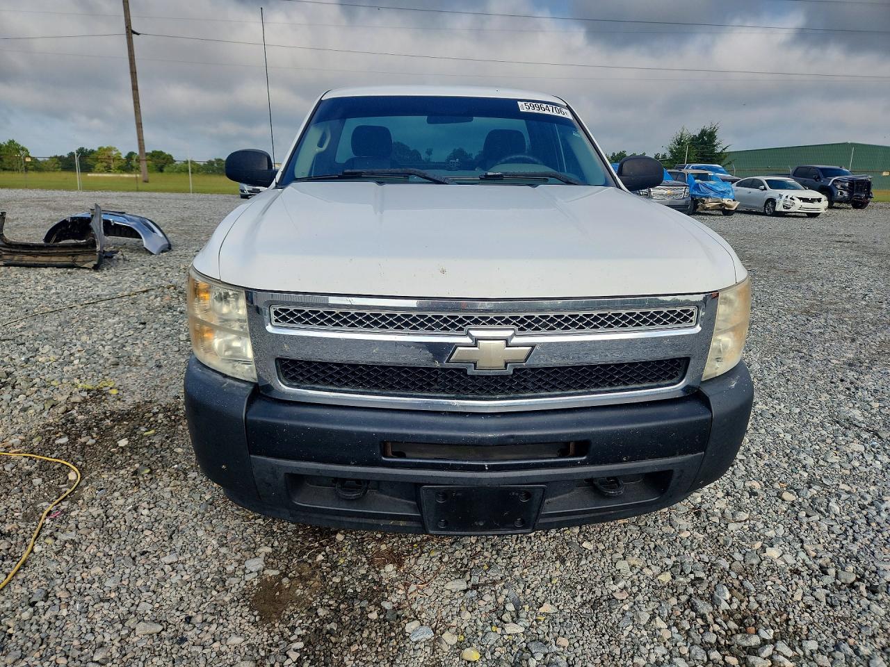 2009 Chevrolet Silverado K1500 White vin: 1GCEK14J99Z191970