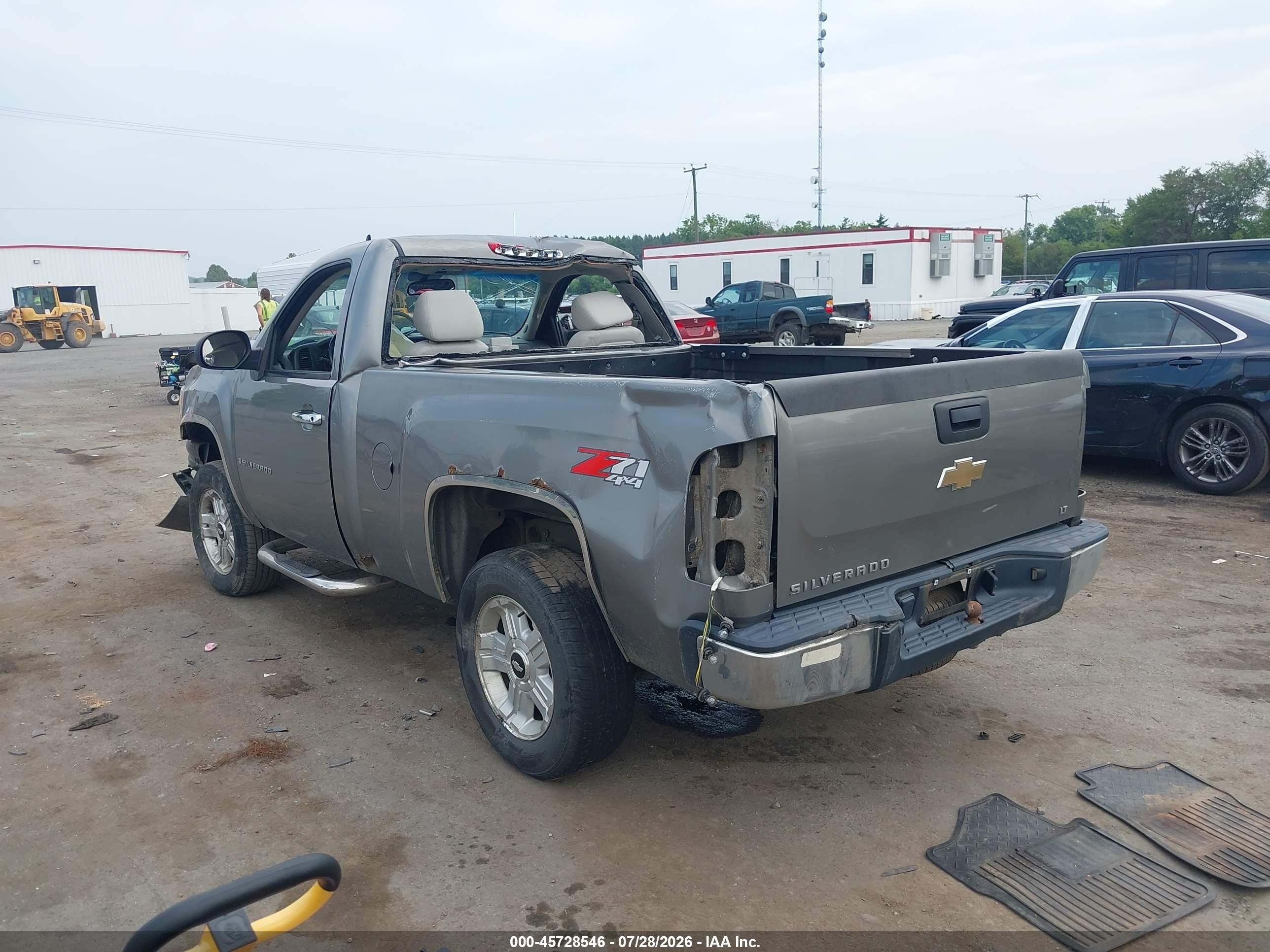 2007 Chevrolet Silverado 1500 Lt1 Gray vin: 1GCEK14JX7Z597981