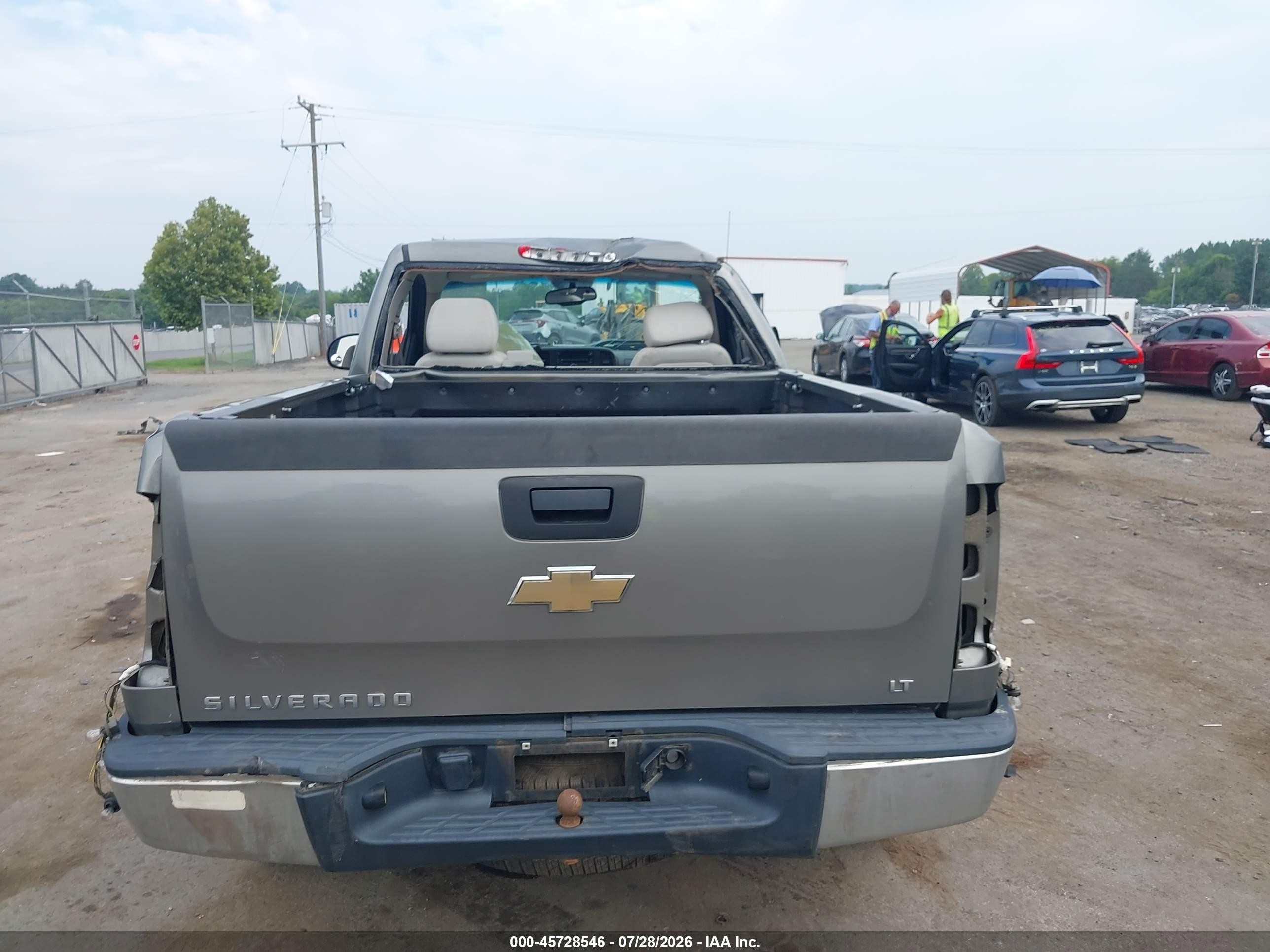 2007 Chevrolet Silverado 1500 Lt1 Gray vin: 1GCEK14JX7Z597981