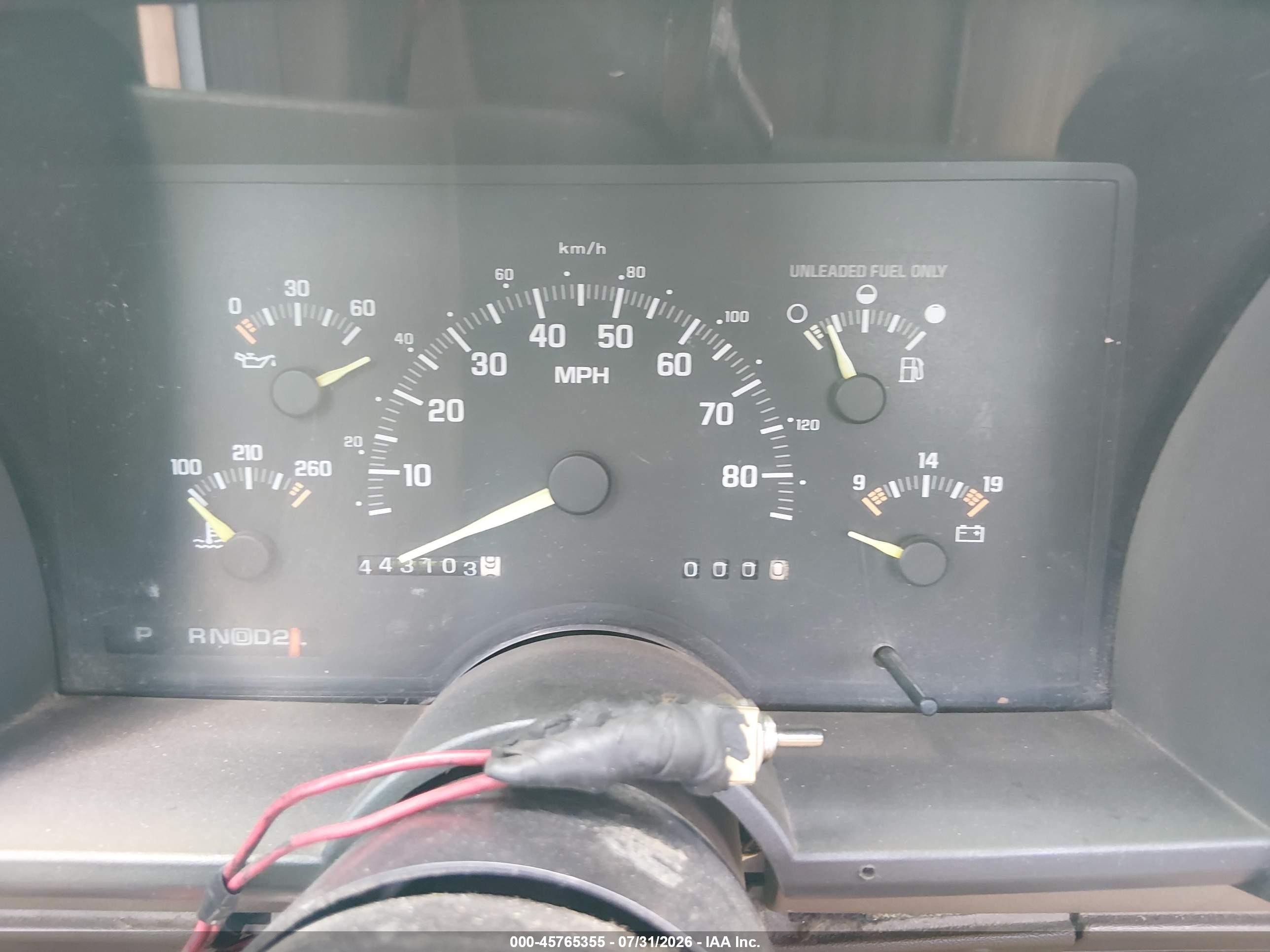1993 Chevrolet Gmt-400 K1500 White vin: 1GCEK14K0PZ154554
