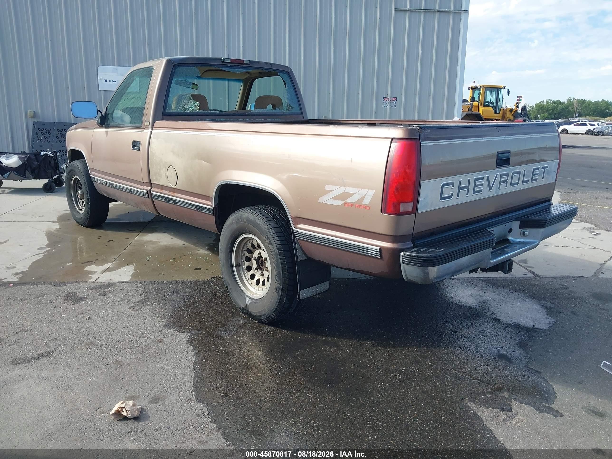 1994 Chevrolet Gmt-400 K1500 Brown vin: 1GCEK14K1RE178629