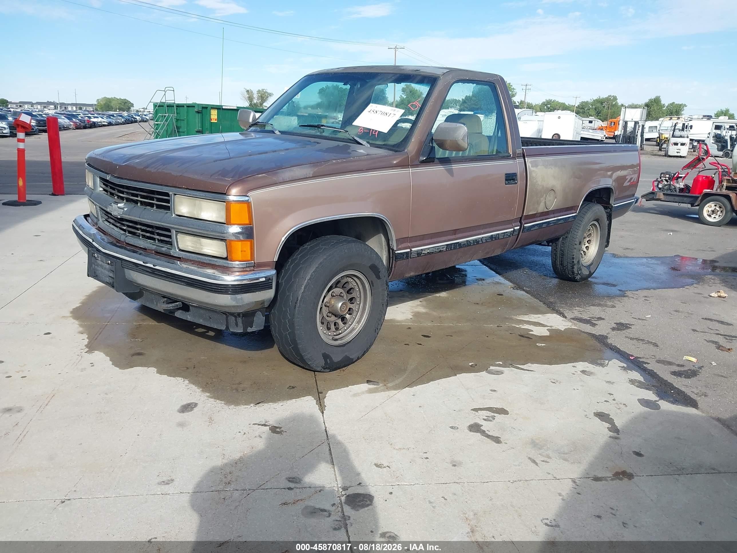 1994 Chevrolet Gmt-400 K1500 Brown vin: 1GCEK14K1RE178629