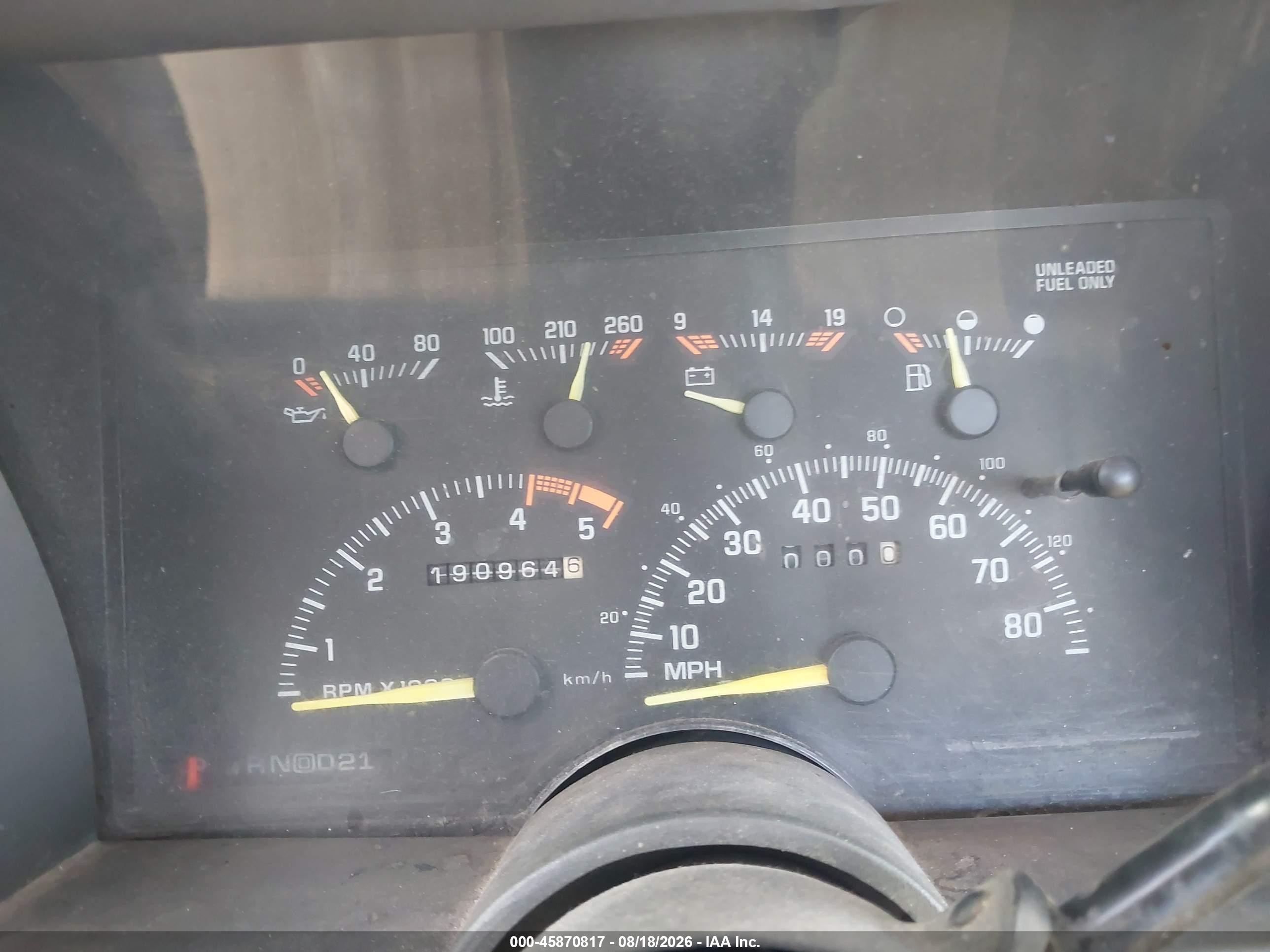1994 Chevrolet Gmt-400 K1500 Brown vin: 1GCEK14K1RE178629