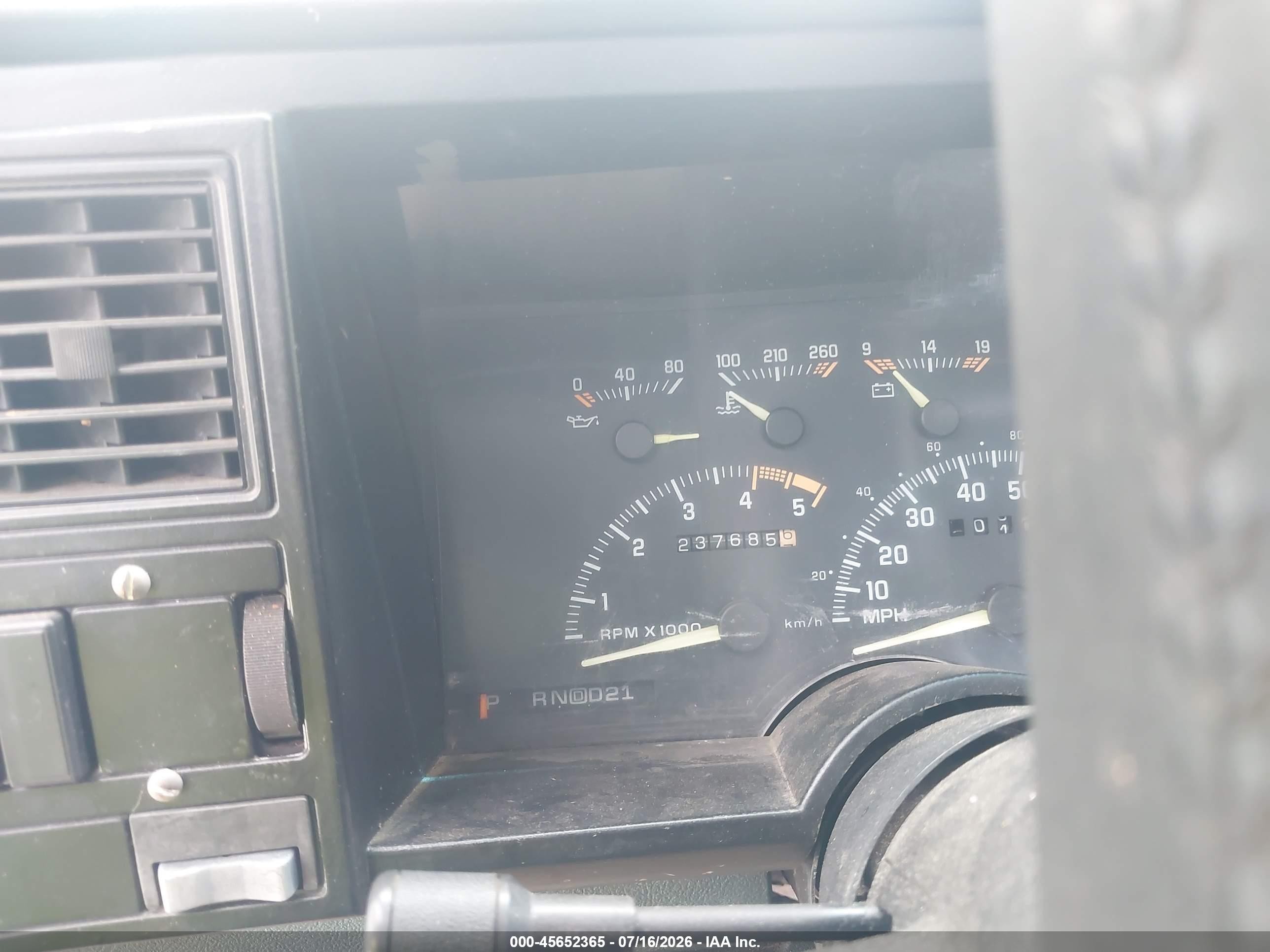 1994 Chevrolet Gmt-400 K1500 Green vin: 1GCEK14K1RZ145106